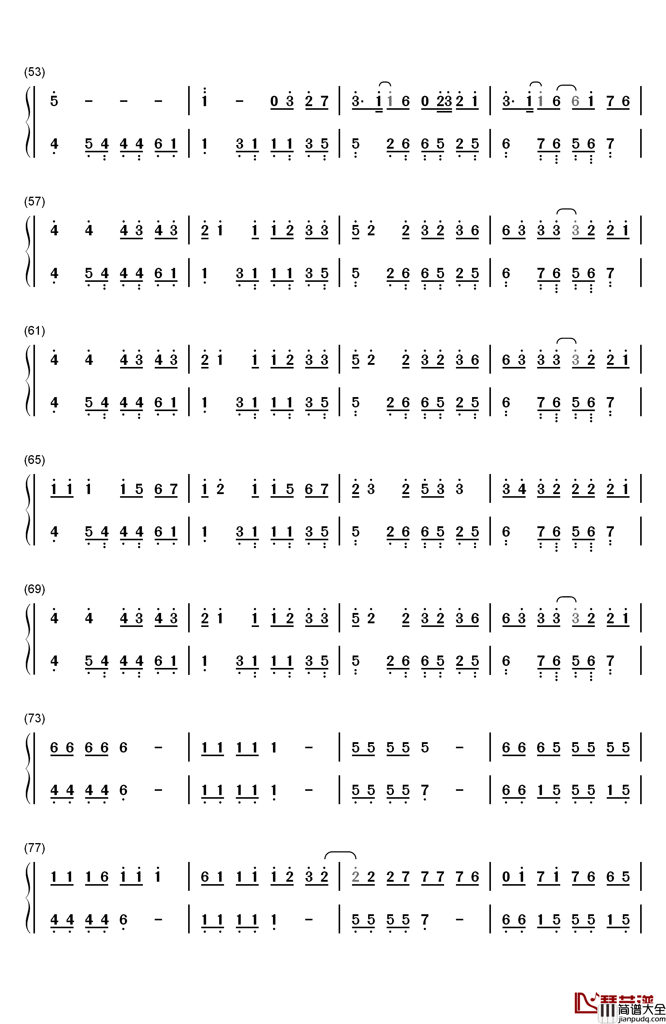 Sweet_but_Psycho钢琴简谱_数字双手_Ava_Max