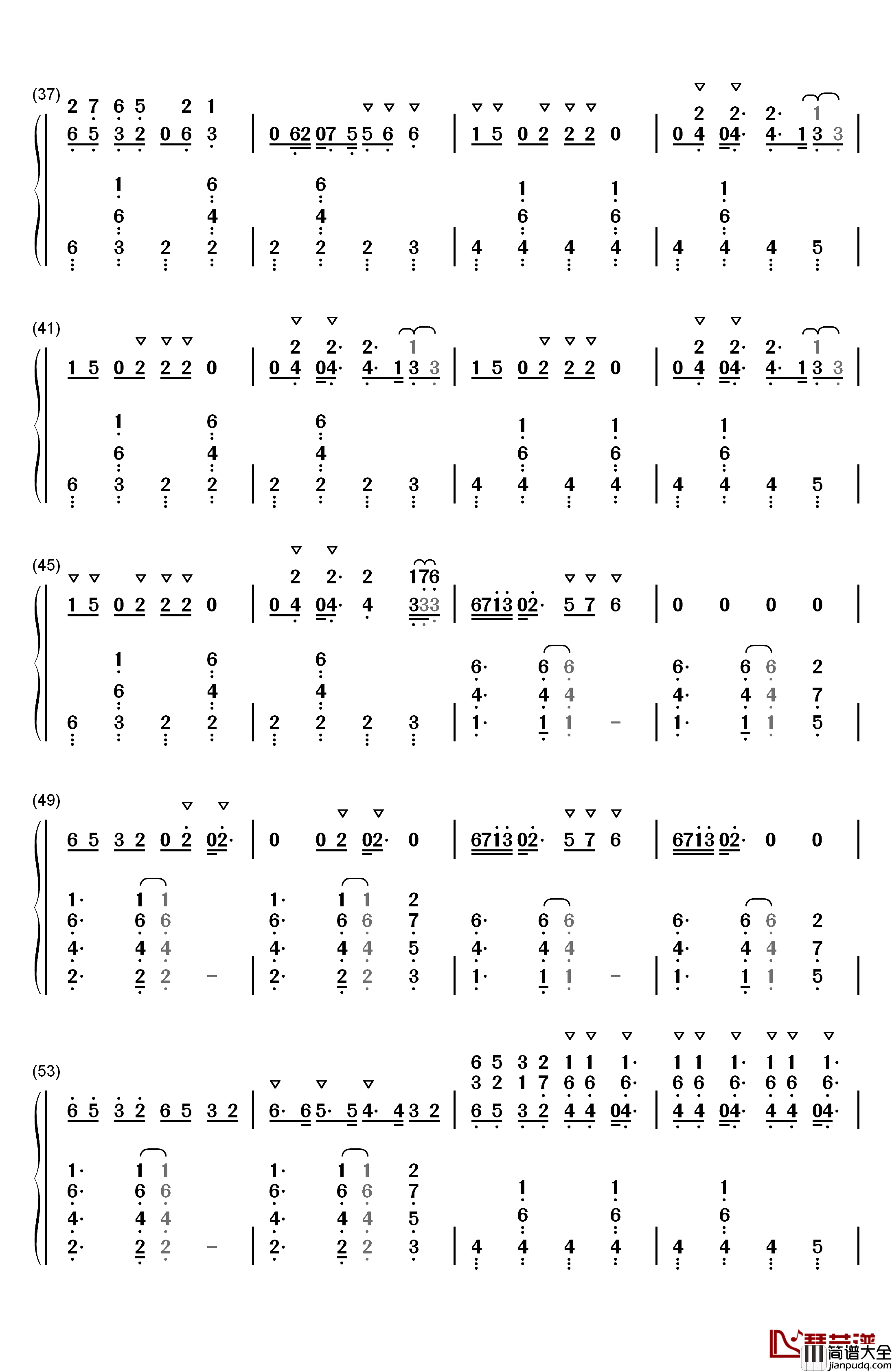 365钢琴简谱_数字双手_Zedd_Katy_Perry