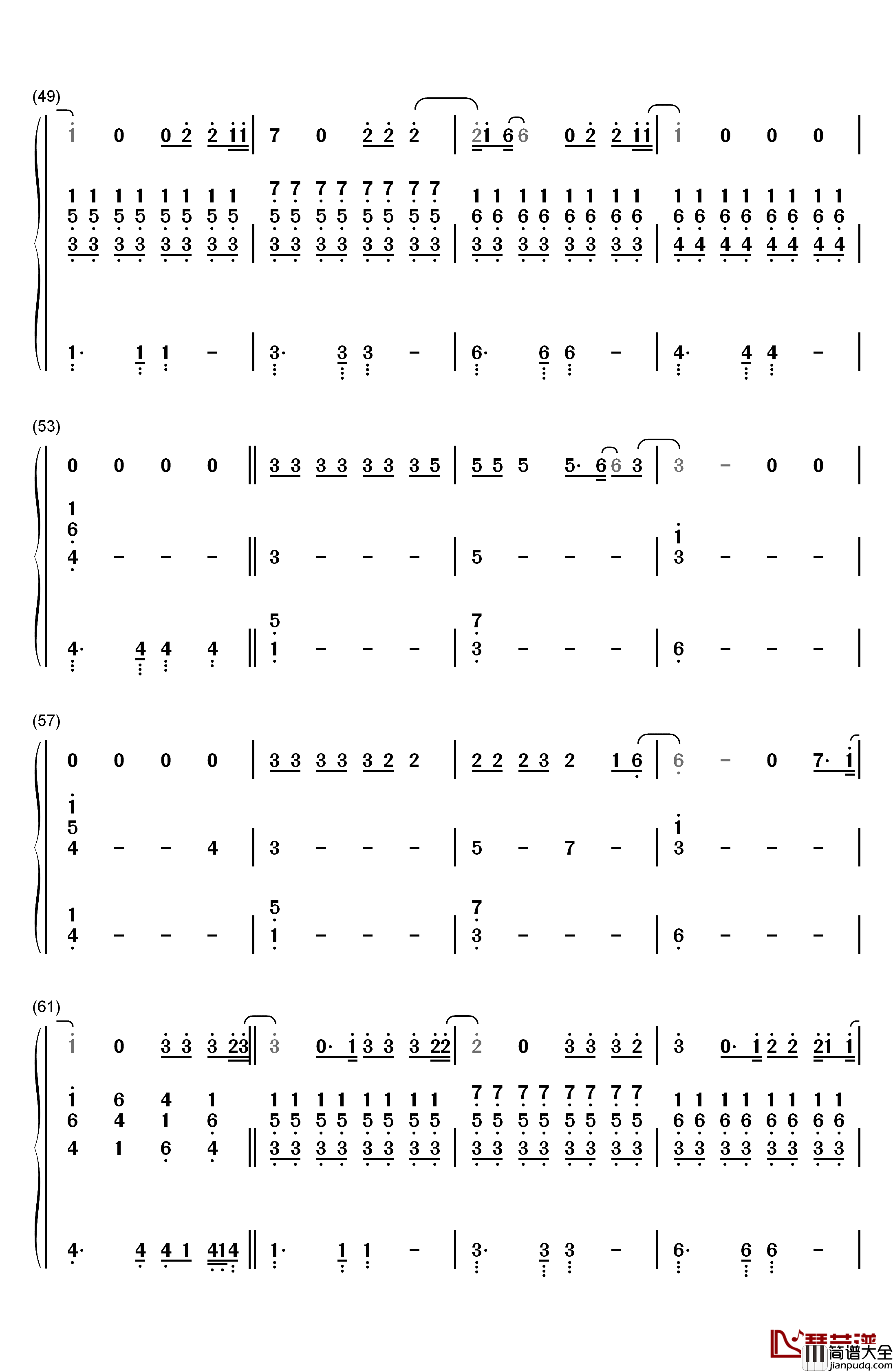 You_Say钢琴简谱_数字双手_Lauren_Daigle