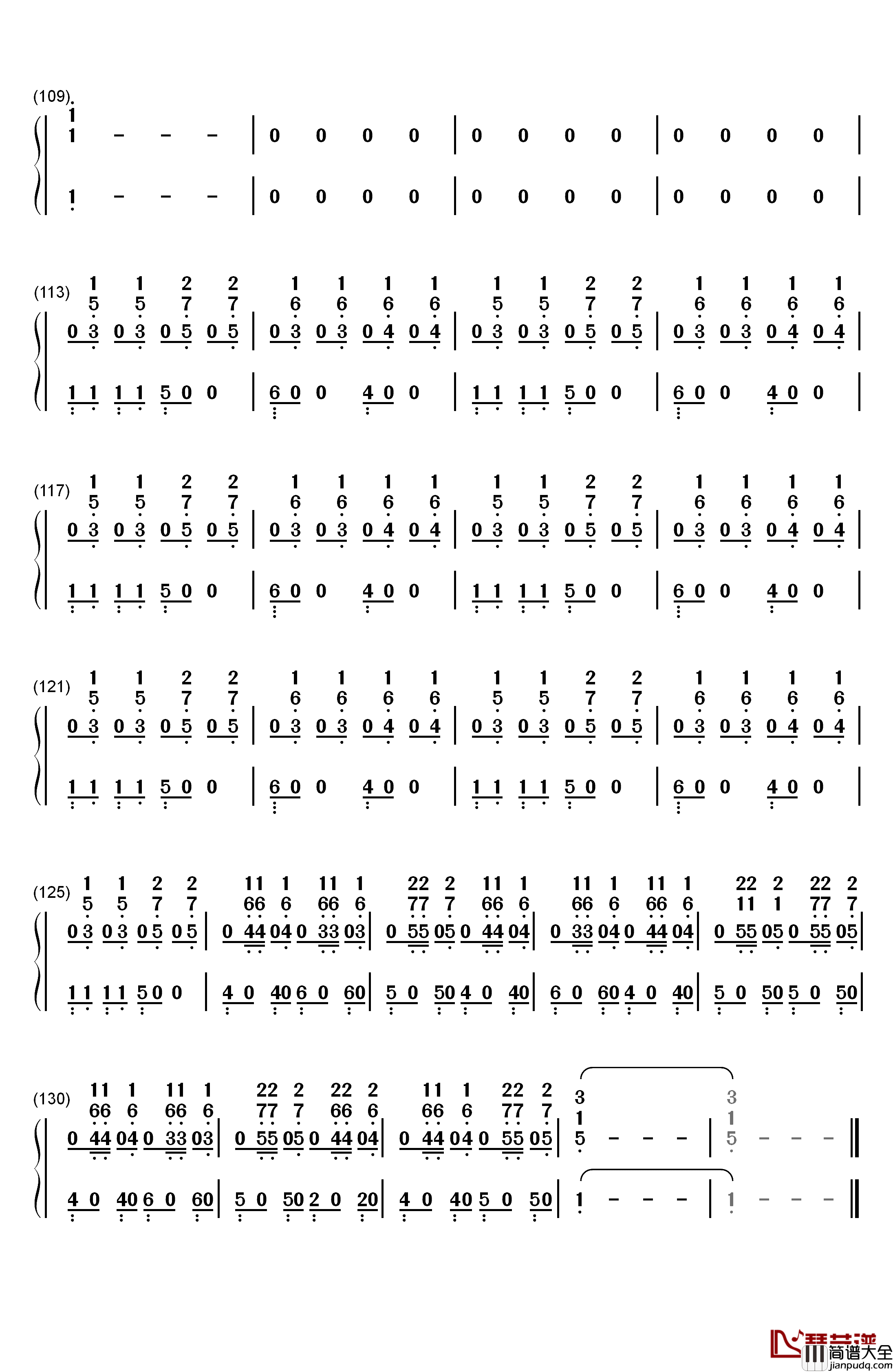 Monody钢琴简谱_数字双手_TheFatRat_Laura_Brehm