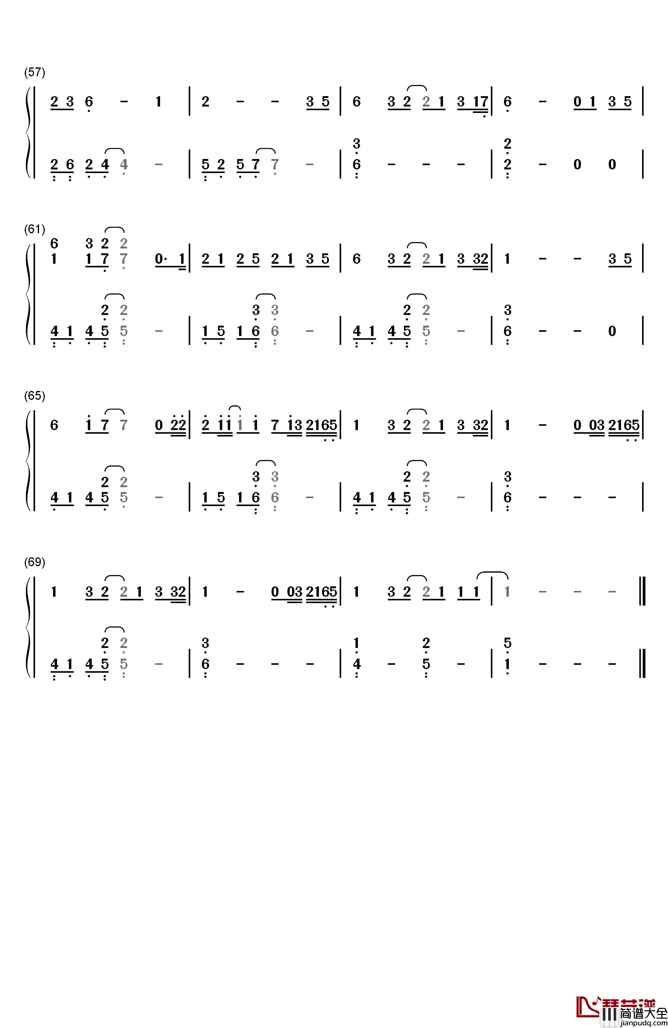 Love_Someone钢琴简谱_数字双手_Lukas_Graham