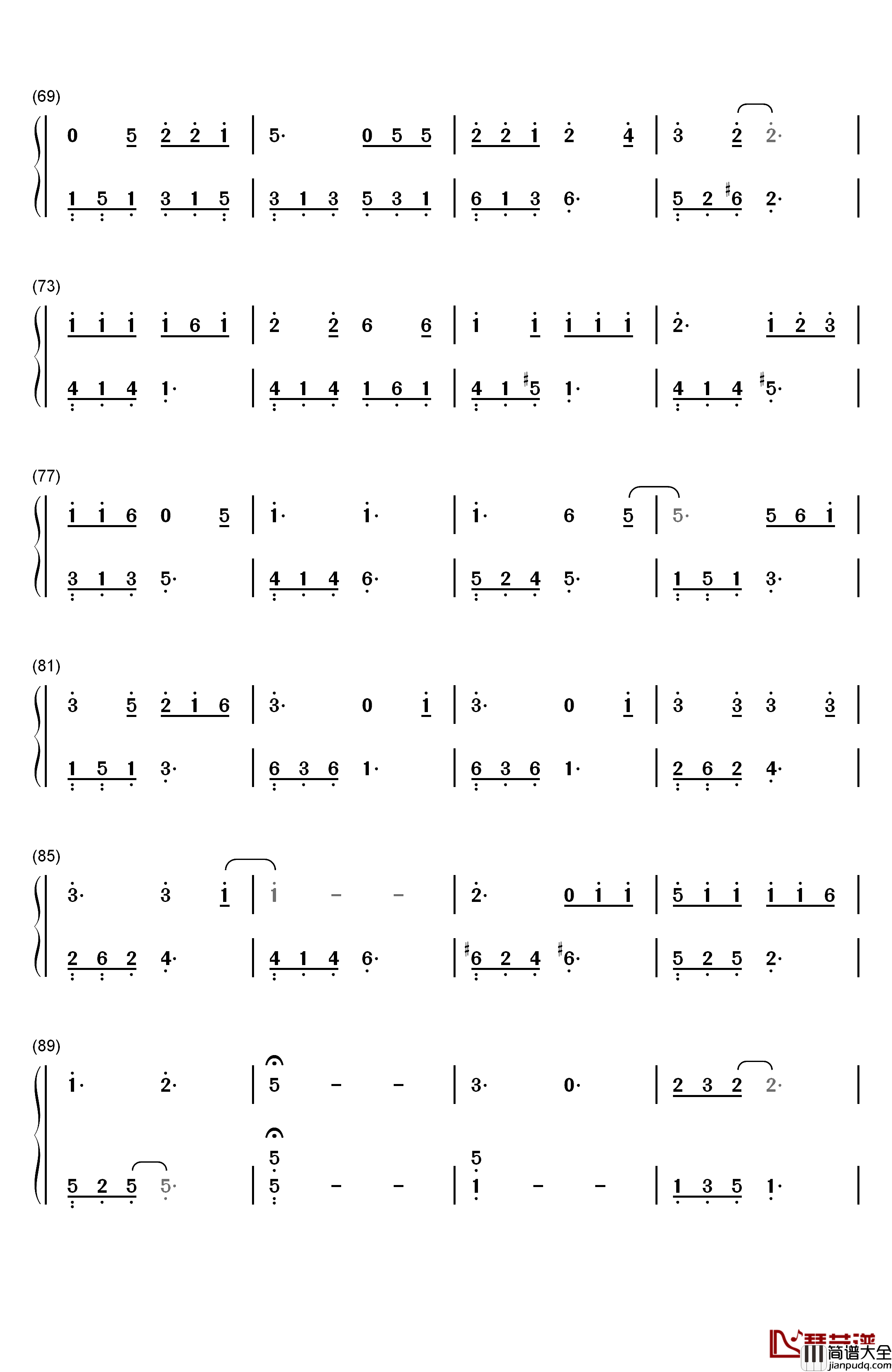 Make_It_Count钢琴简谱_数字双手_Chen