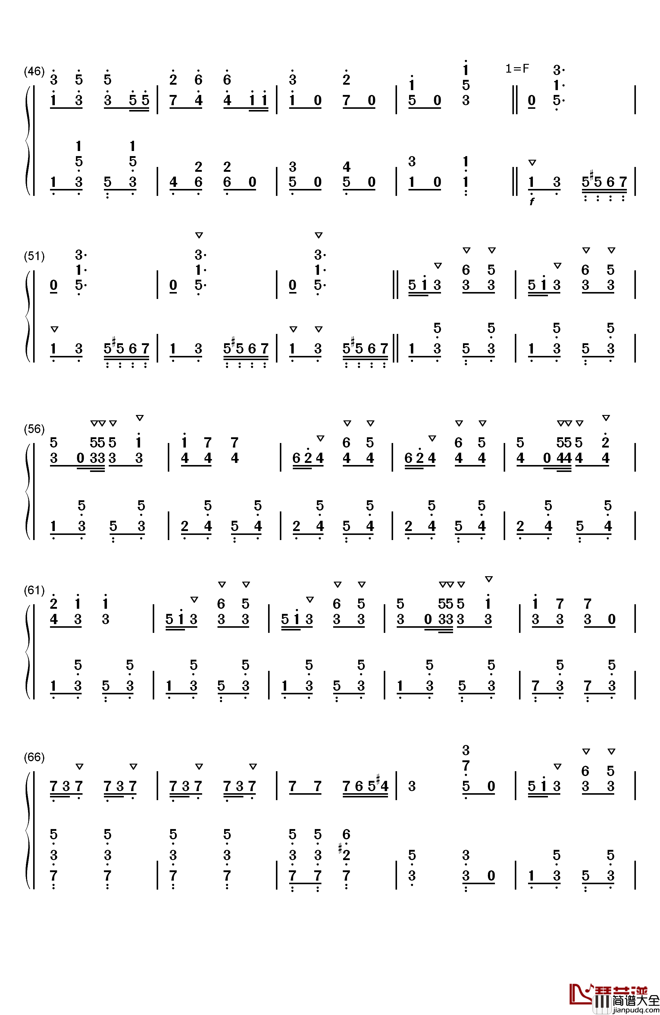 玩具兵进行曲钢琴简谱_数字双手_莱昂·耶塞尔