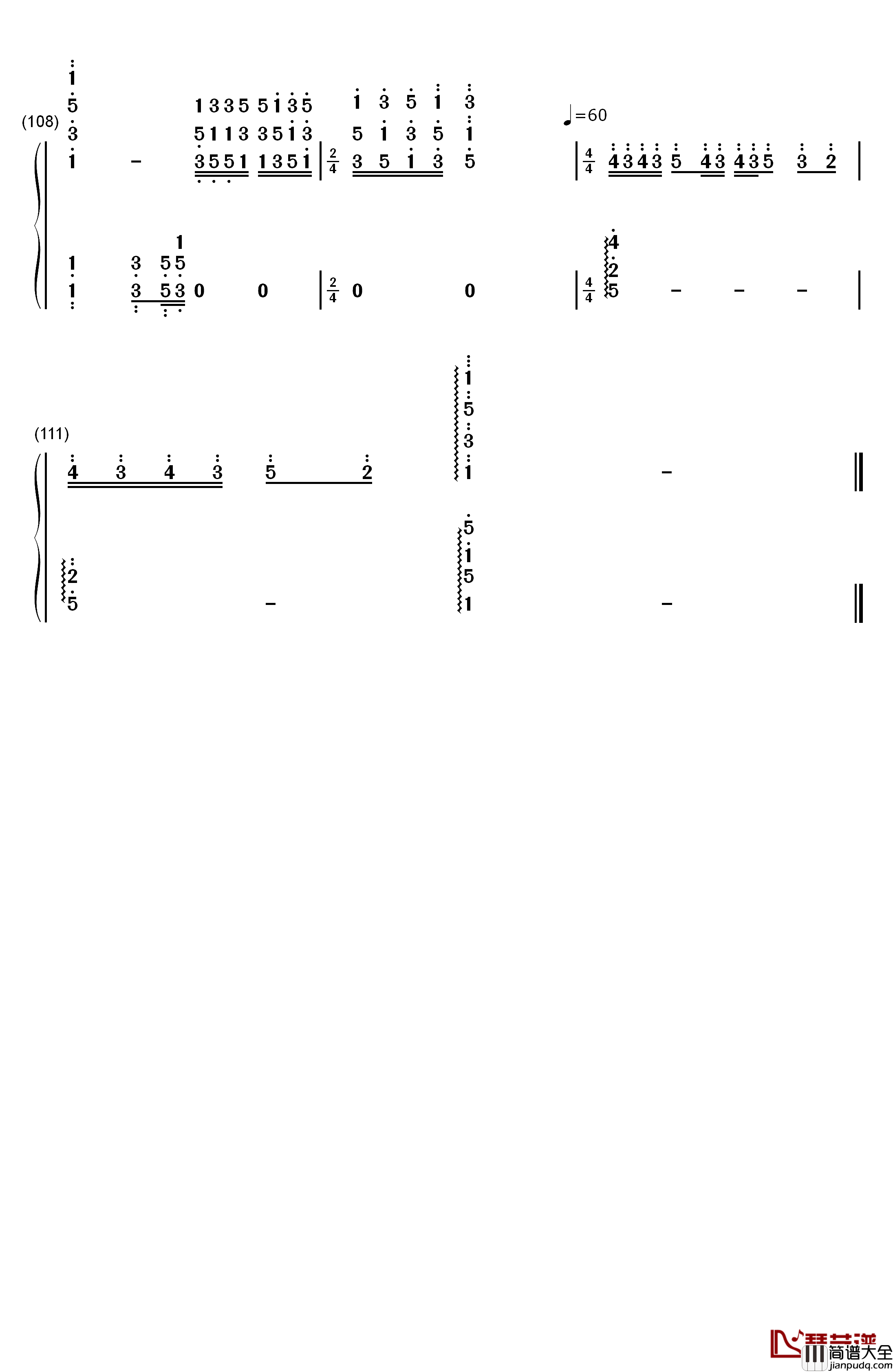 新丝绸之路钢琴简谱_数字双手_马克西姆_吴牧野