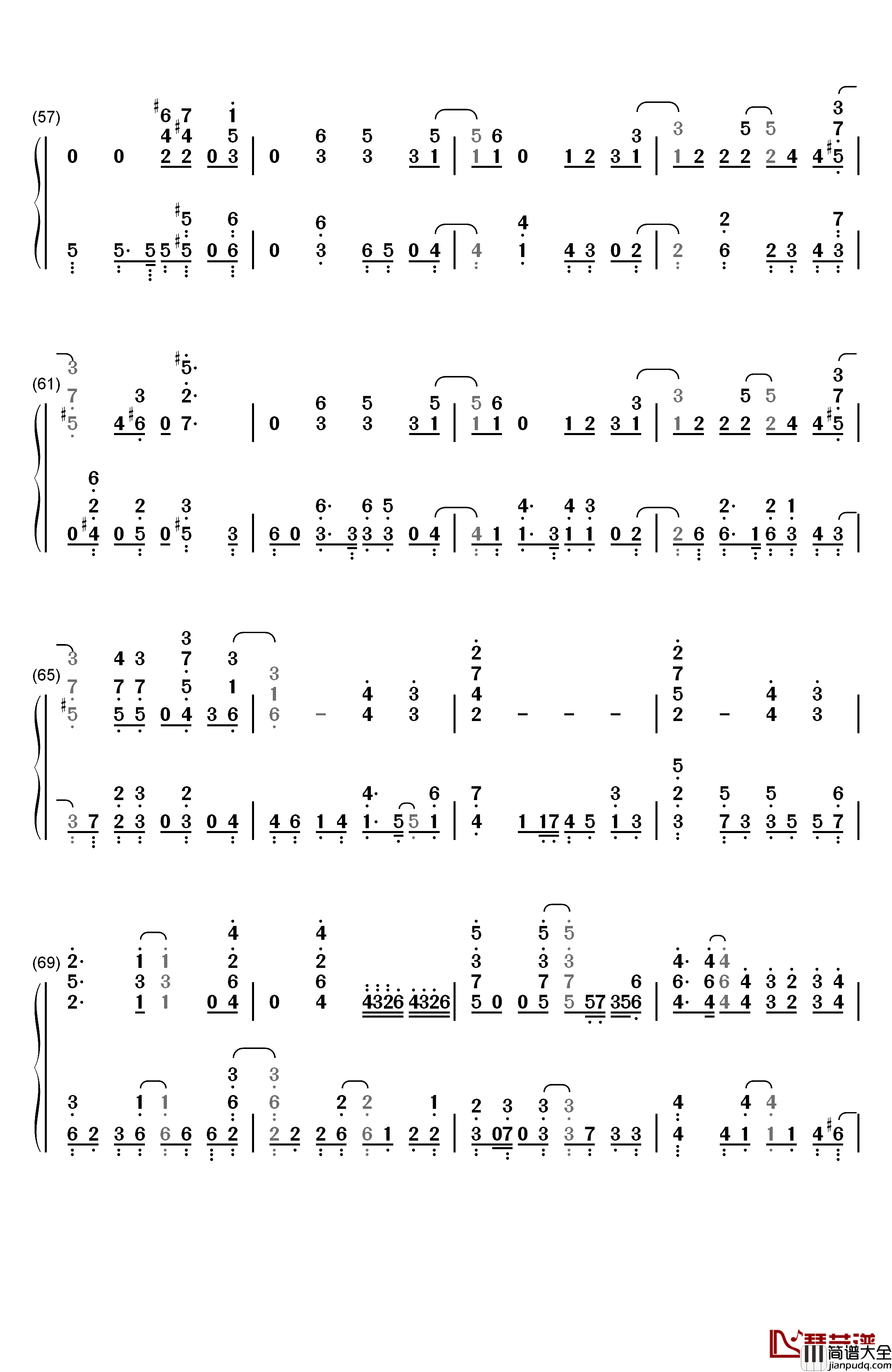 ラブドラマティックfeat伊原六花钢琴简谱_数字双手_铃木雅之