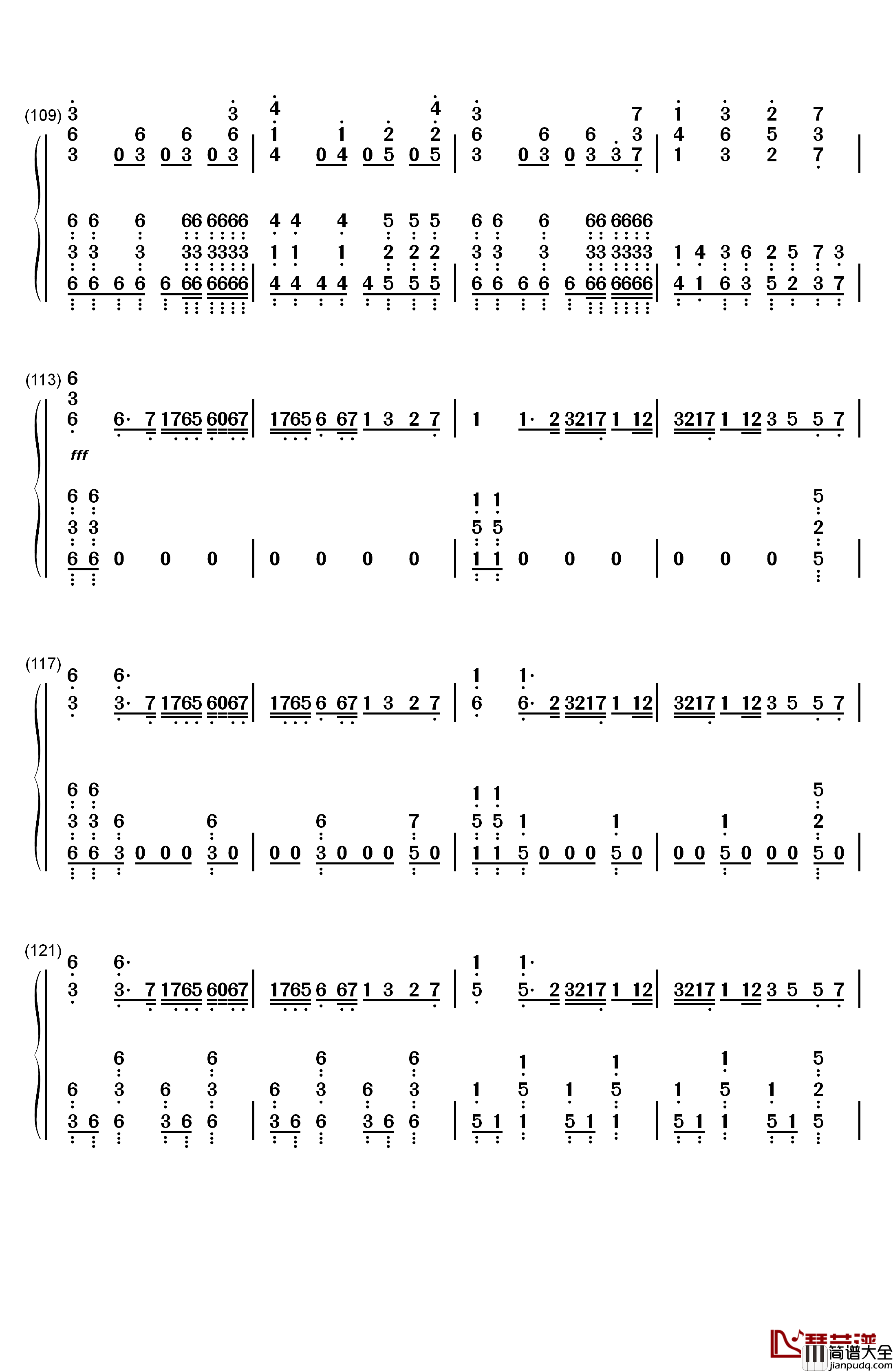 I_Want_My_Tears_Back钢琴简谱_数字双手_Nightwish