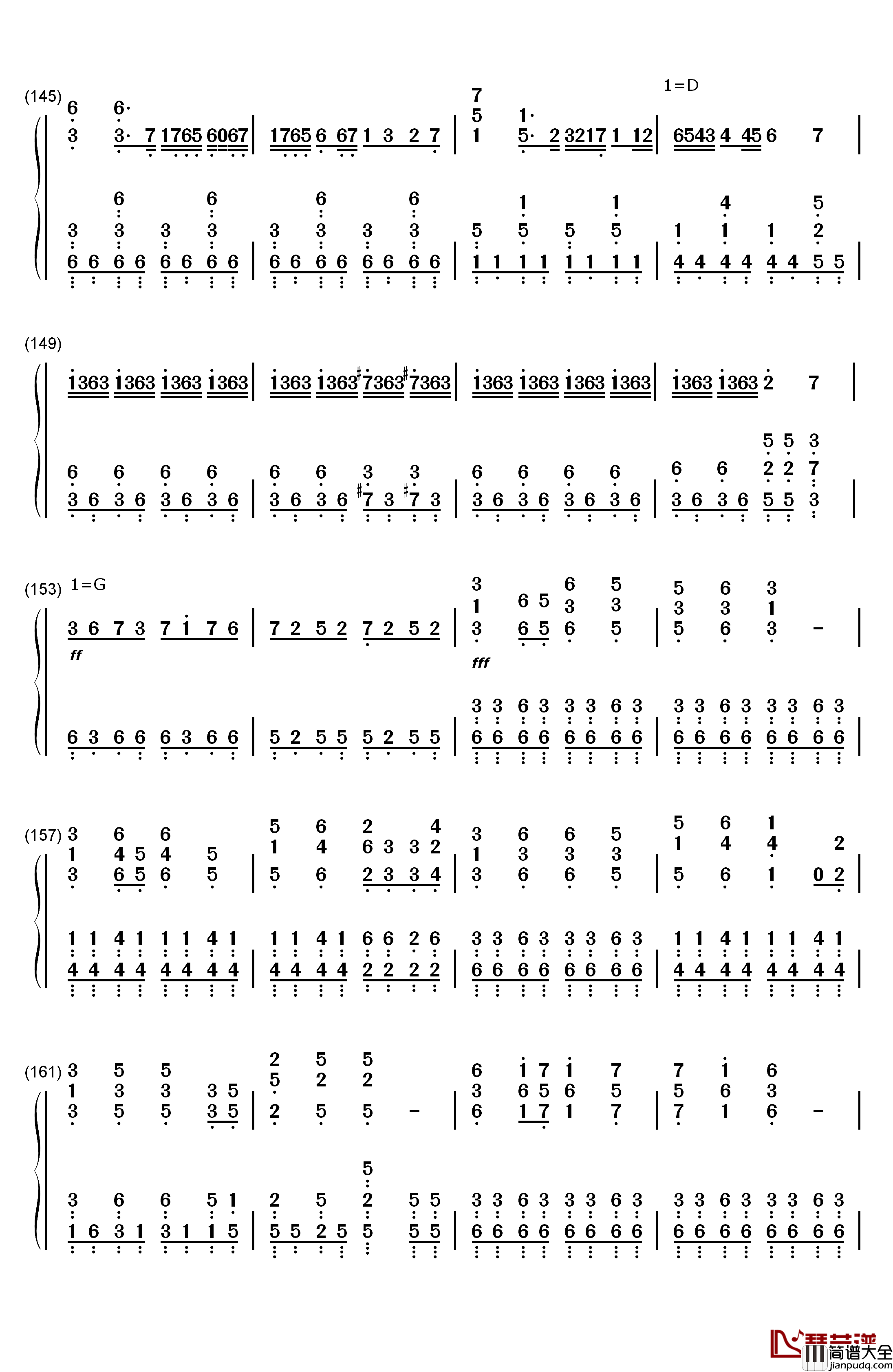 I_Want_My_Tears_Back钢琴简谱_数字双手_Nightwish