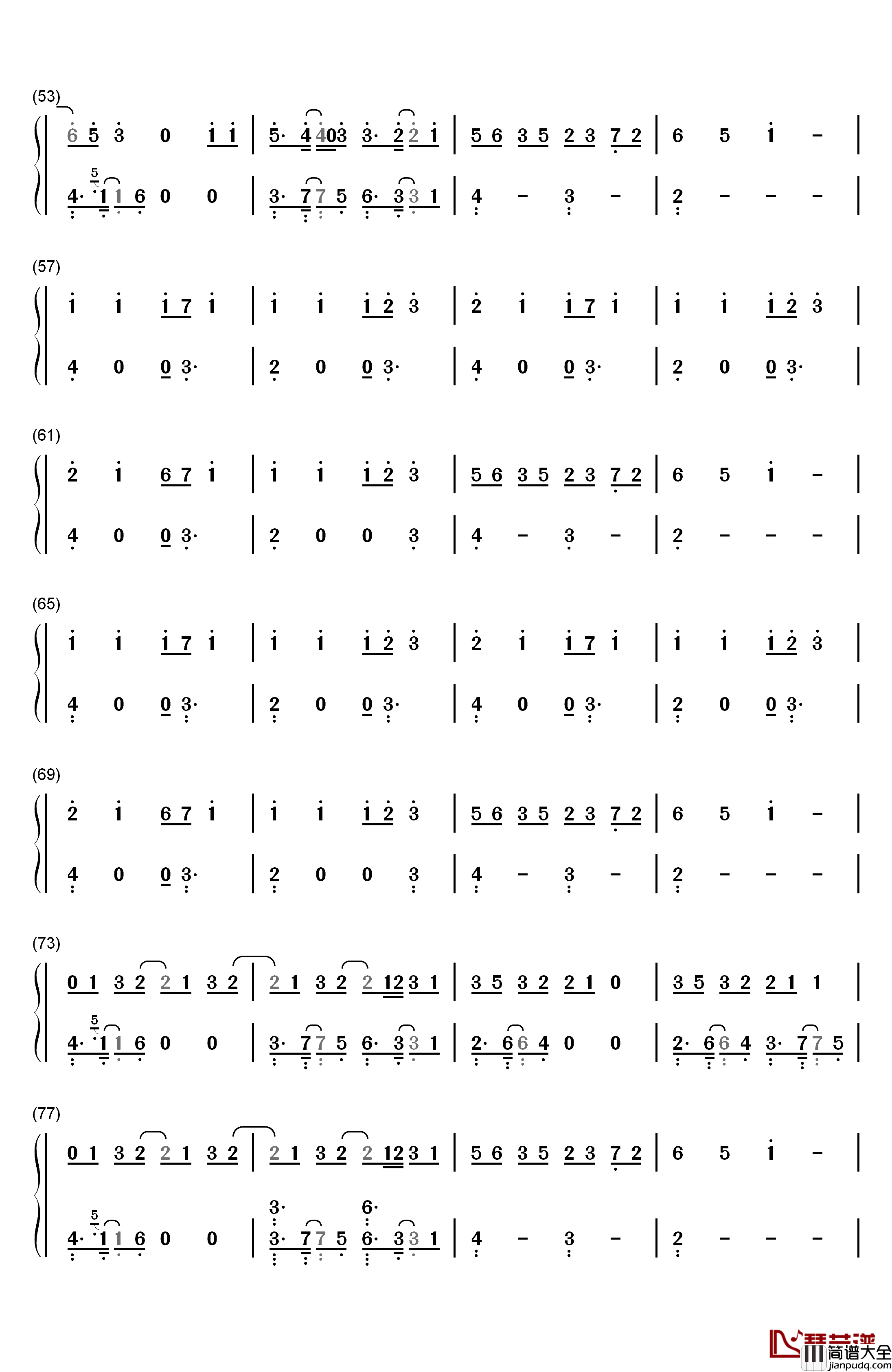 If_I_Cant_Have_You钢琴简谱_数字双手_Shawn_Mendes