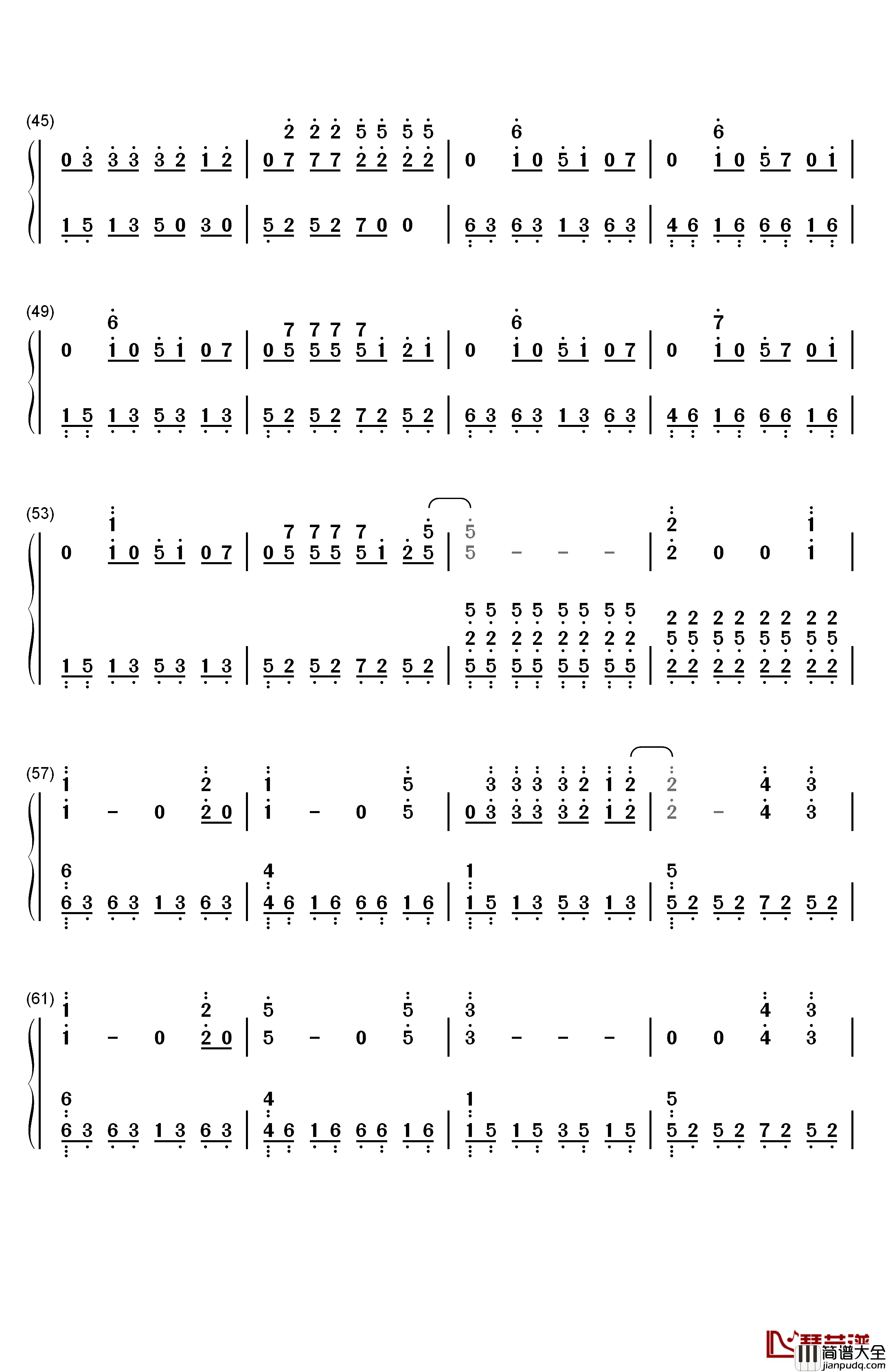 烟火里的尘埃钢琴简谱_数字双手_华晨宇