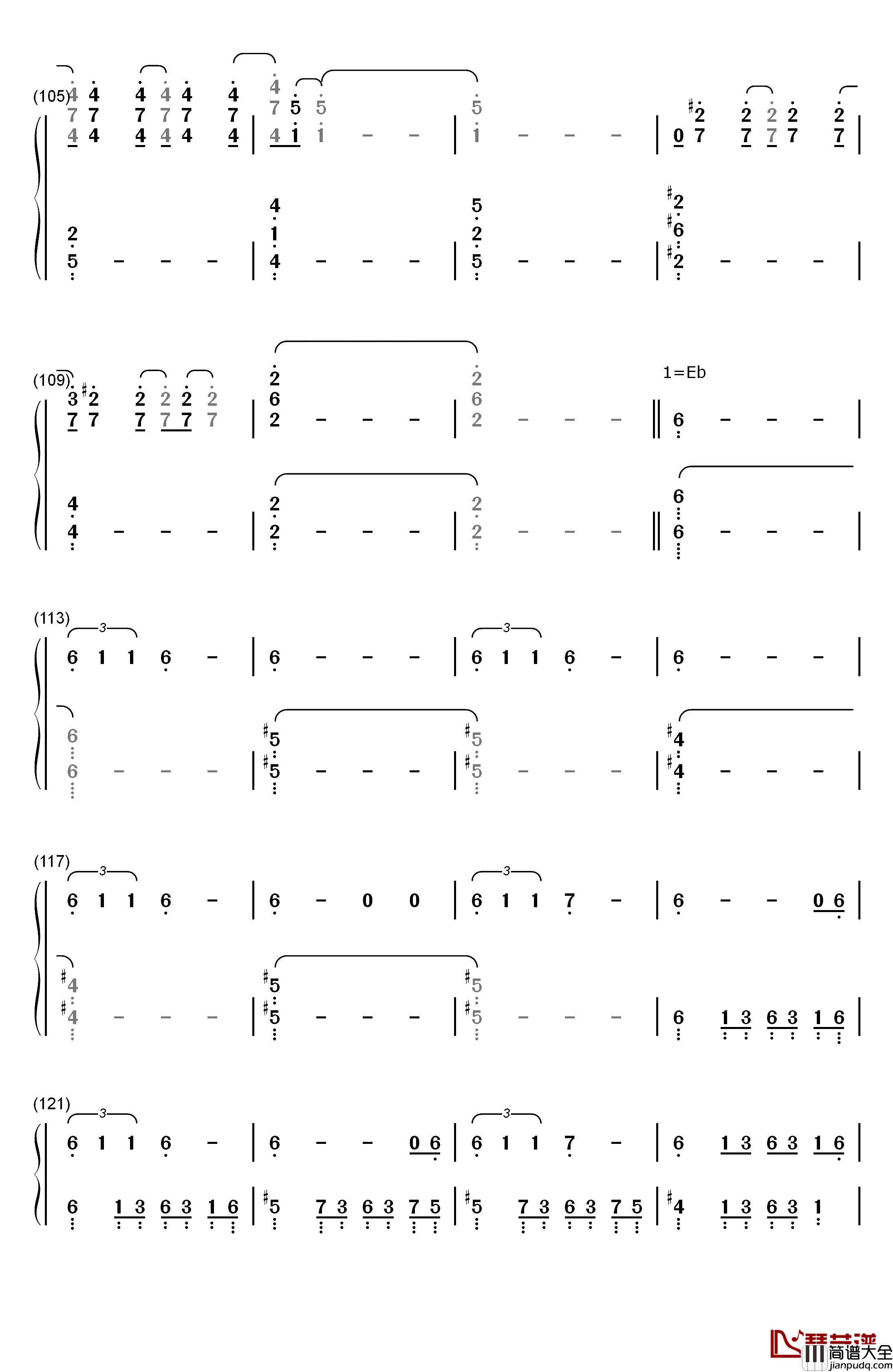 The_Night_King钢琴简谱_数字双手_Ramin_Djawadi