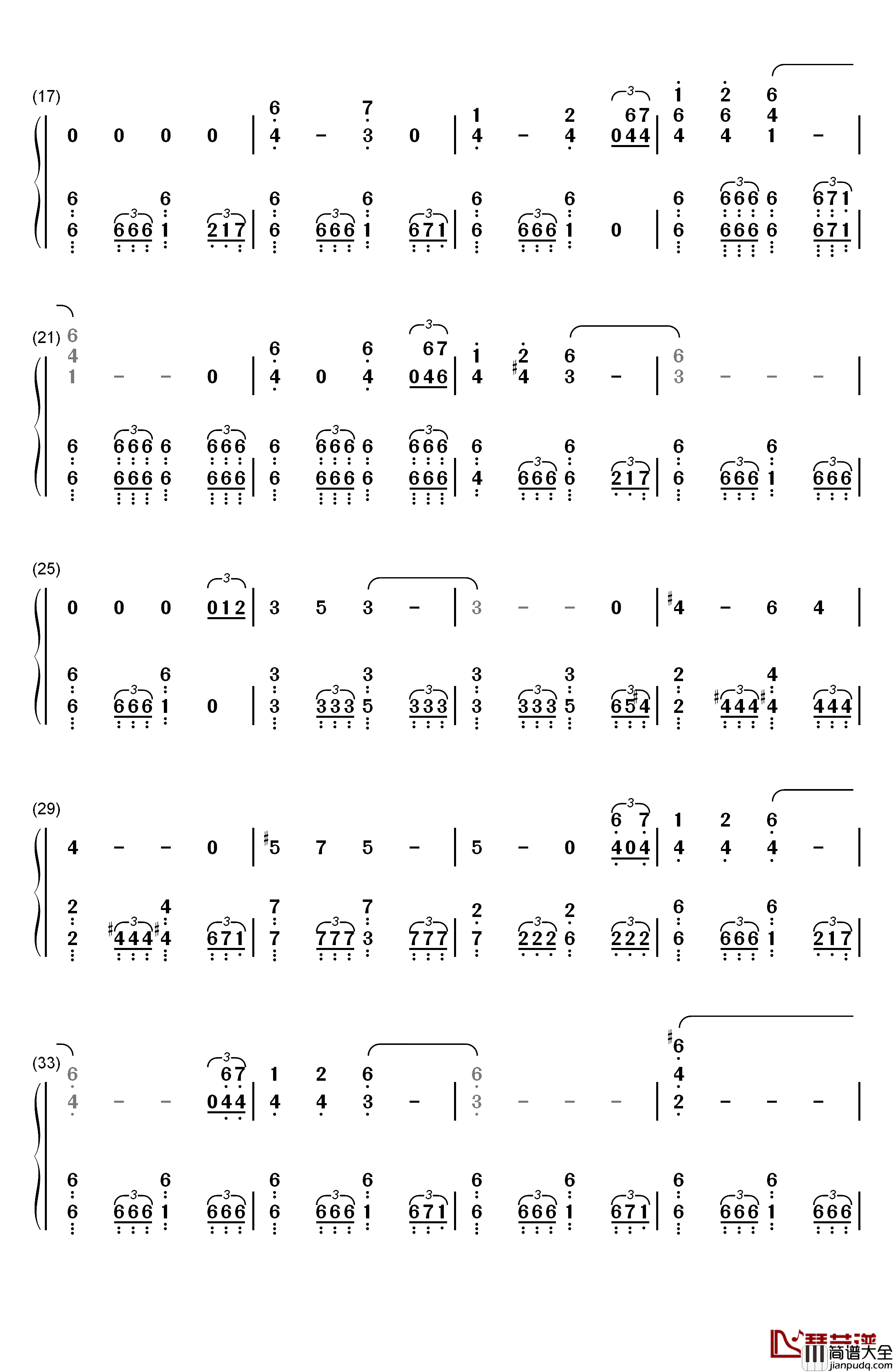 权力的游戏第八季钢琴简谱_数字双手_Ramin_Djawadi