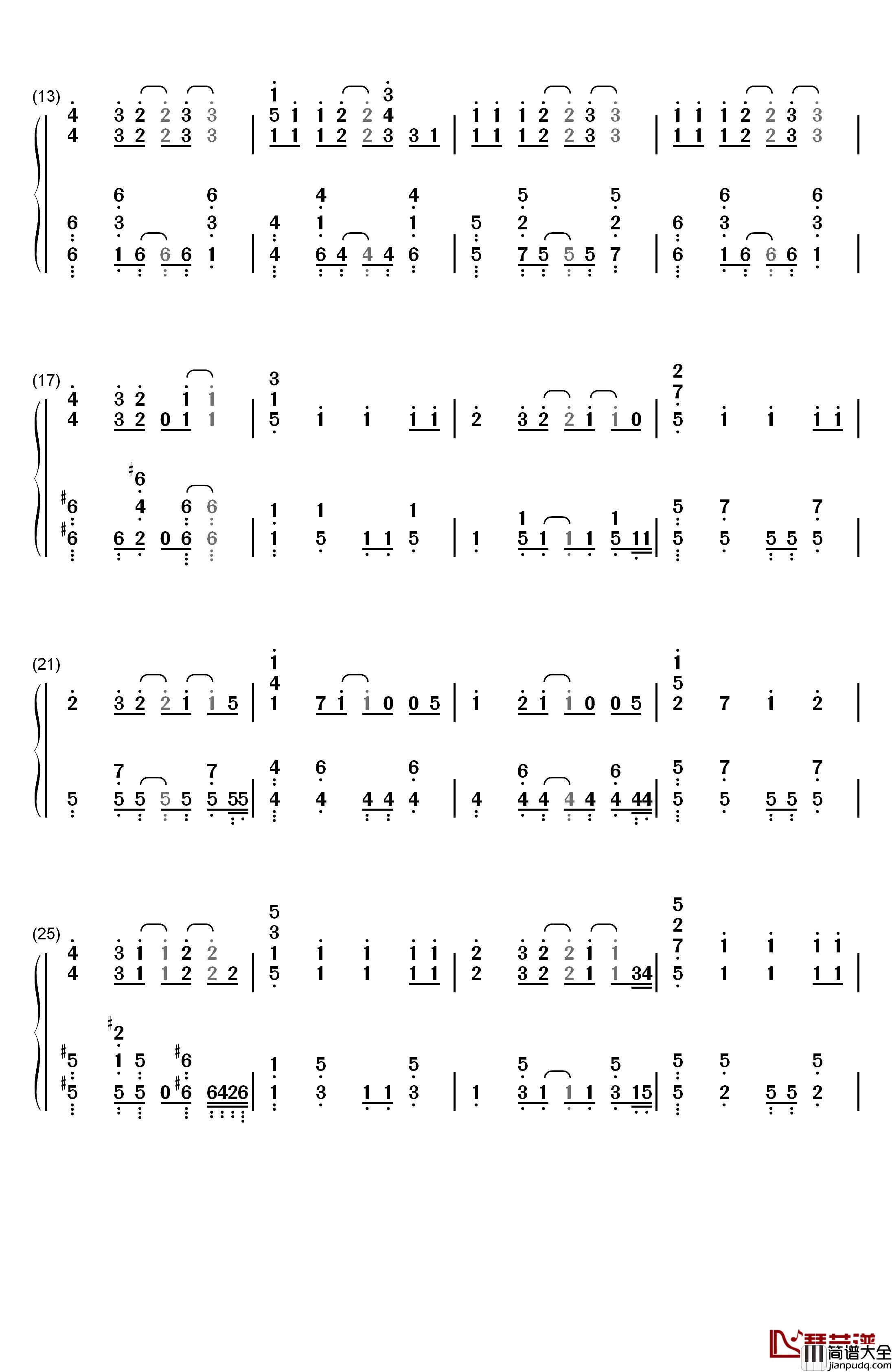 Day_to_Story钢琴简谱_数字双手_佐土原香织