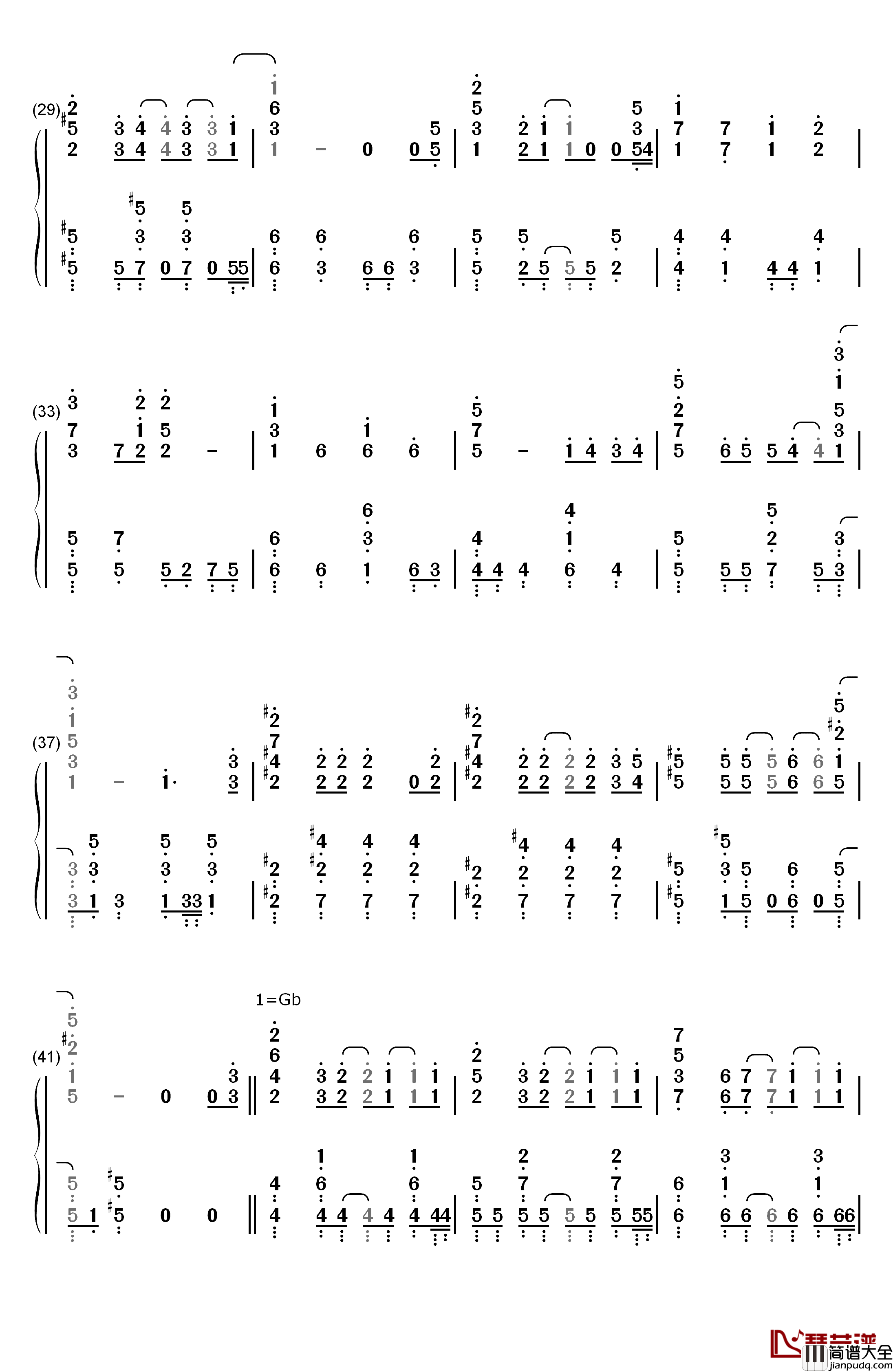 Day_to_Story钢琴简谱_数字双手_佐土原香织