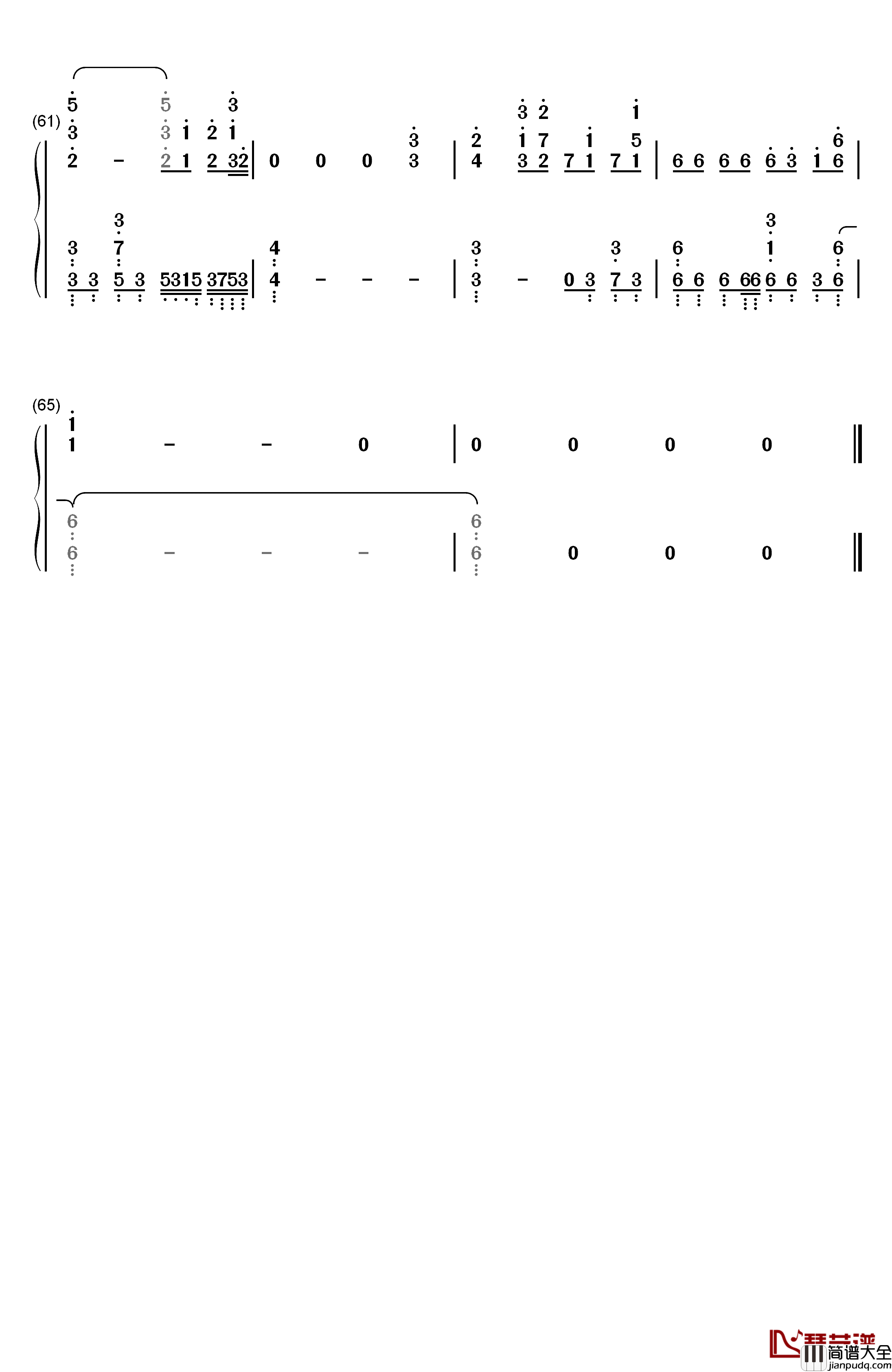 Day_to_Story钢琴简谱_数字双手_佐土原香织