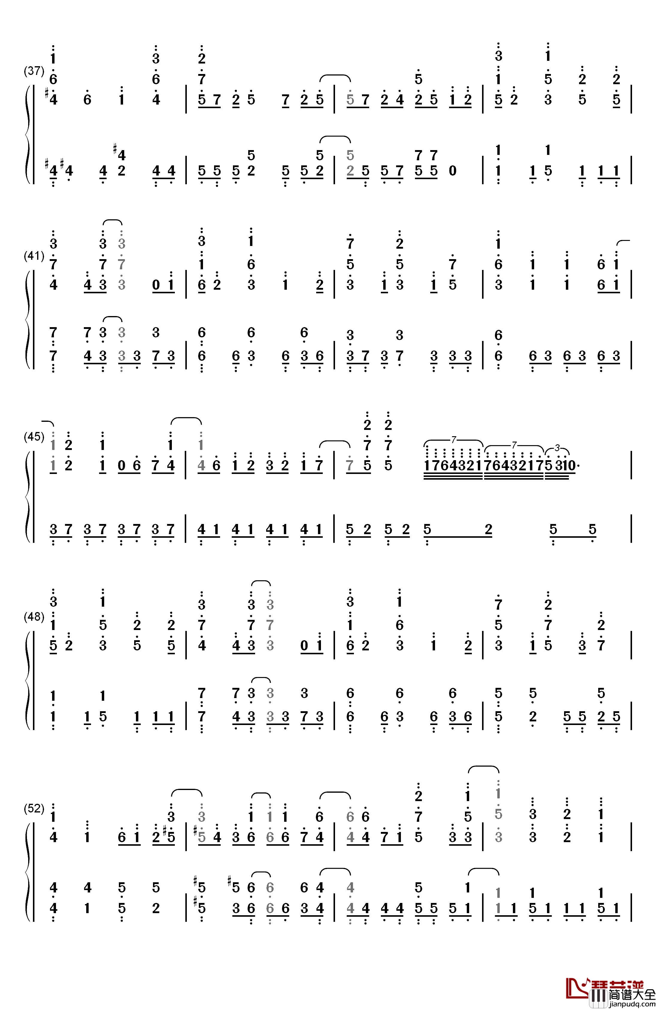 アルティメット☆MAGIC钢琴简谱_数字双手_i☆Ris