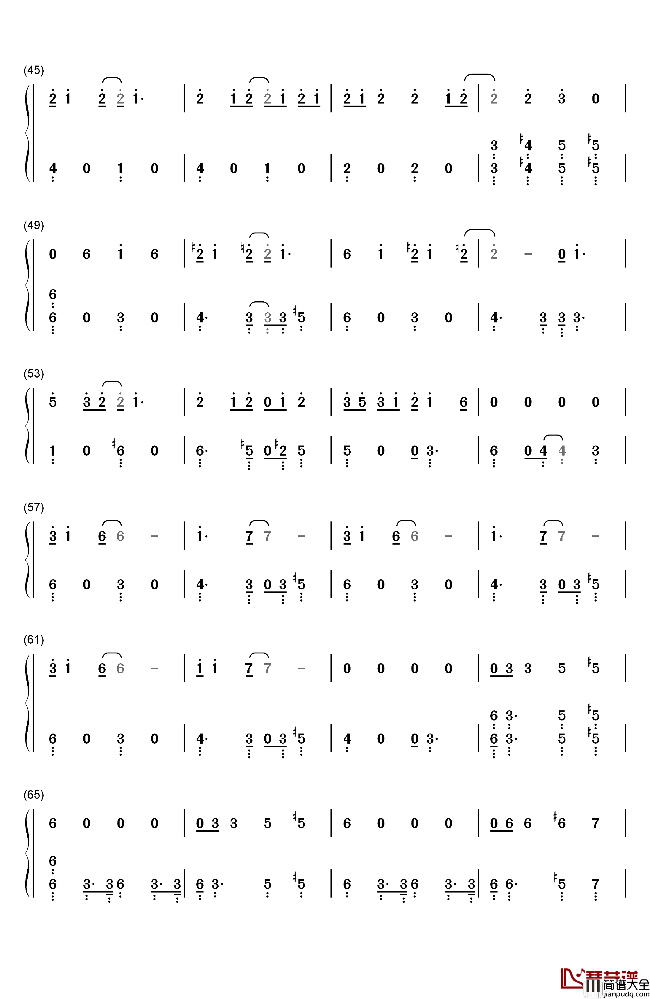 Friend_Like_Me钢琴简谱_数字双手_Will_Smith