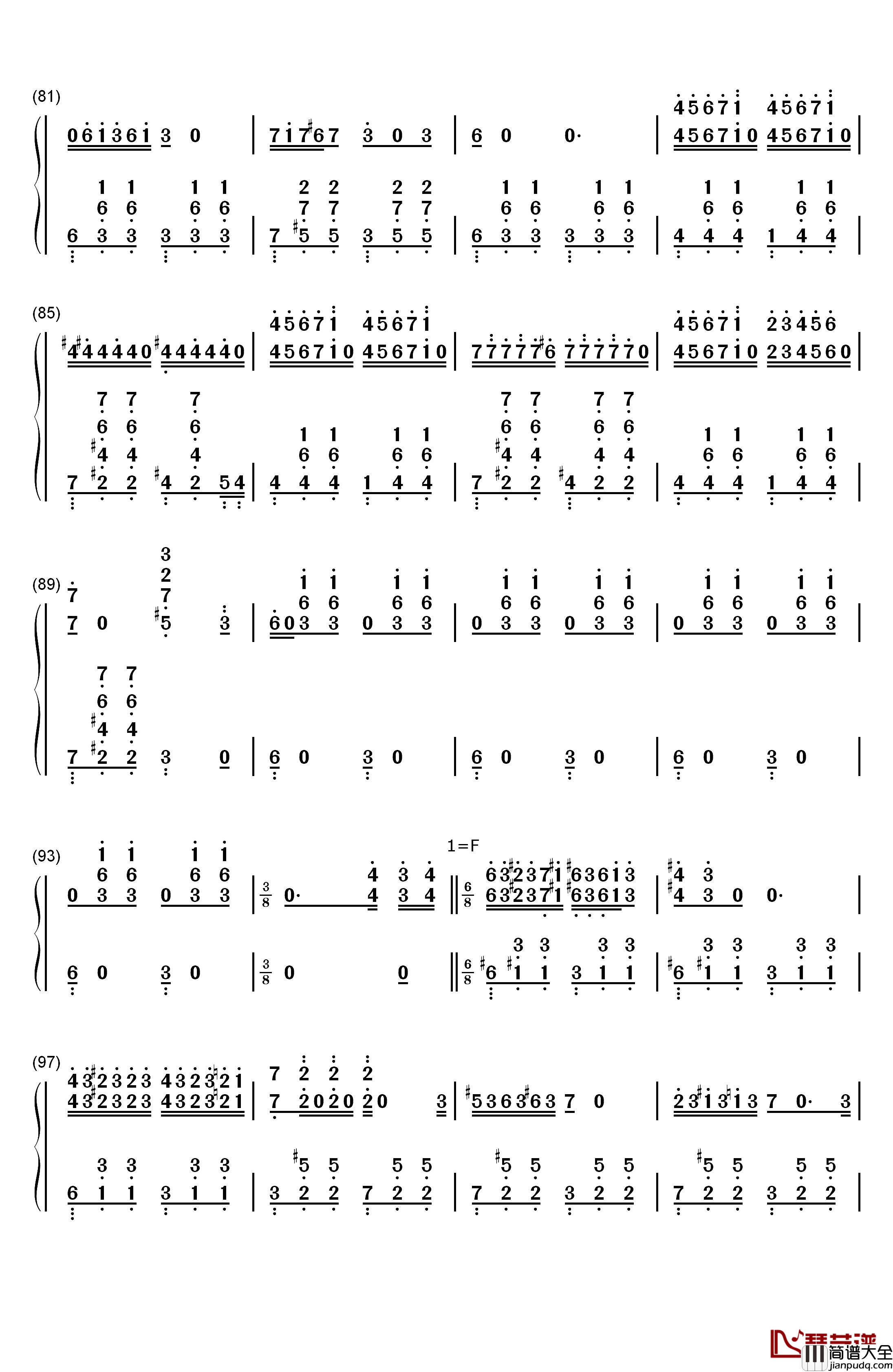 Dernier_Vol钢琴简谱_数字双手_Raphaël_Beau