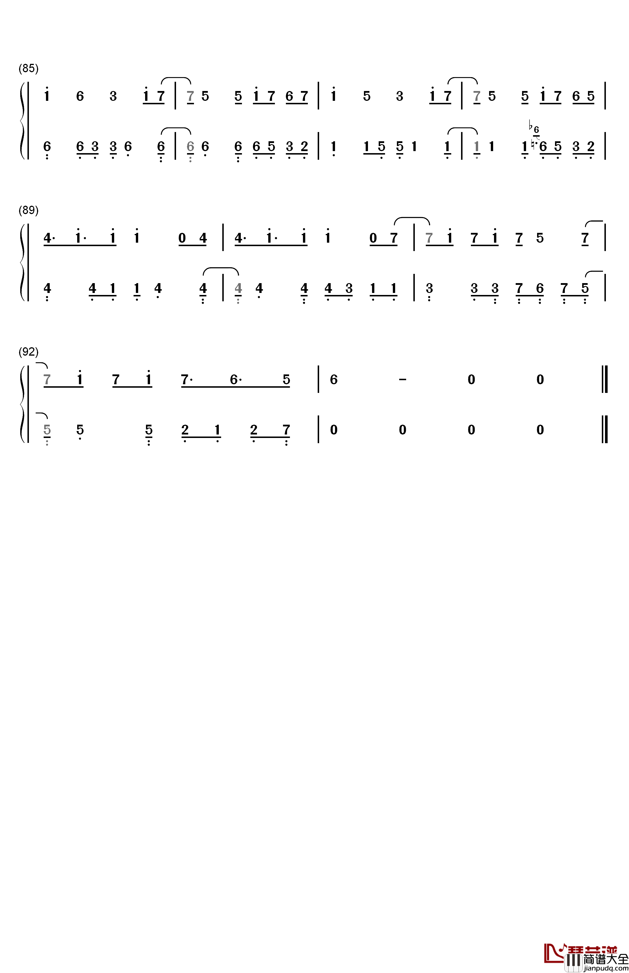 Señorita钢琴简谱_数字双手_Shawn_Mendes_Camila_Cabello