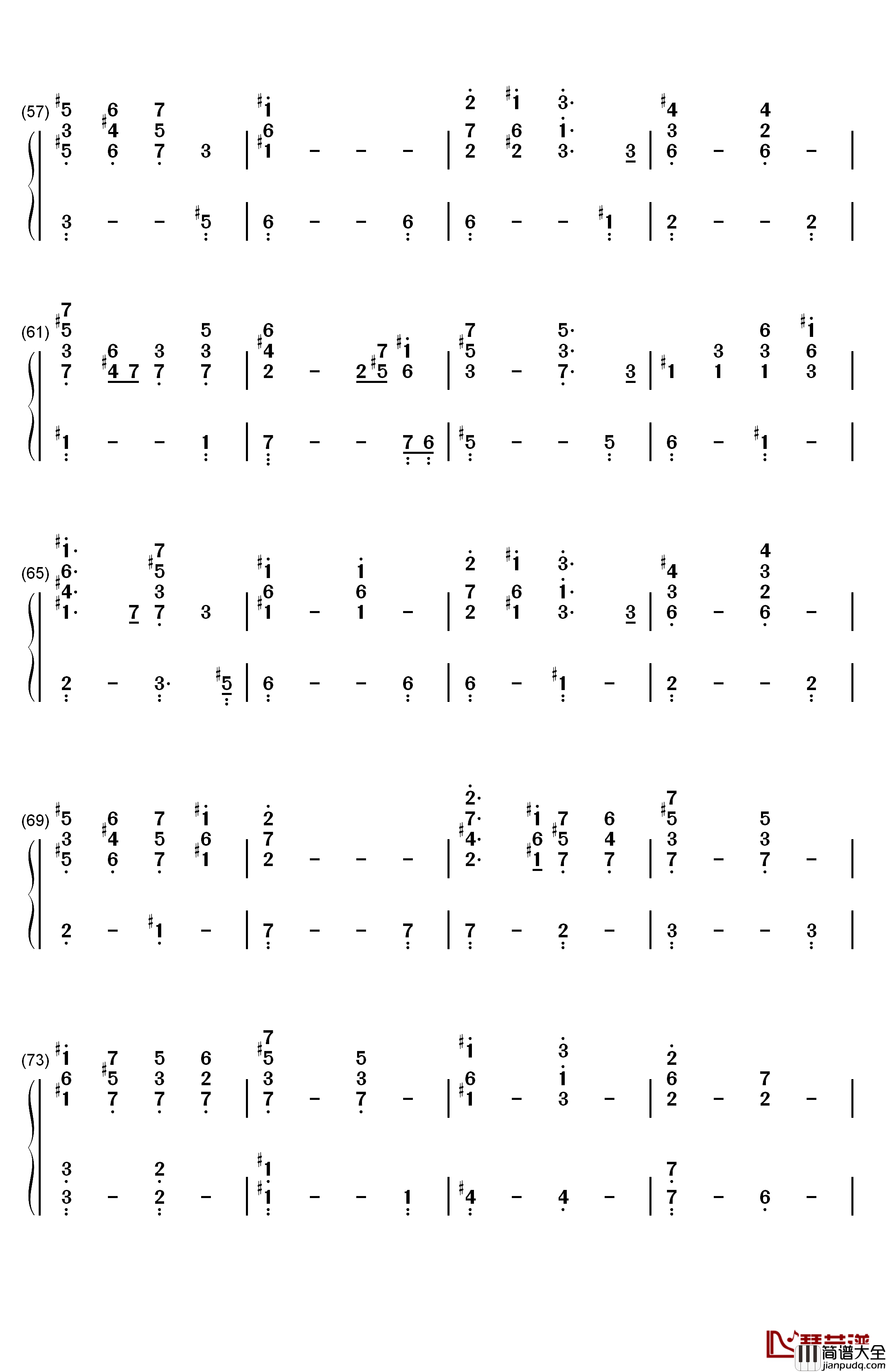 Love_Will_Find_A_Way钢琴简谱_数字双手_Liz_Callaway_Gene_Miller