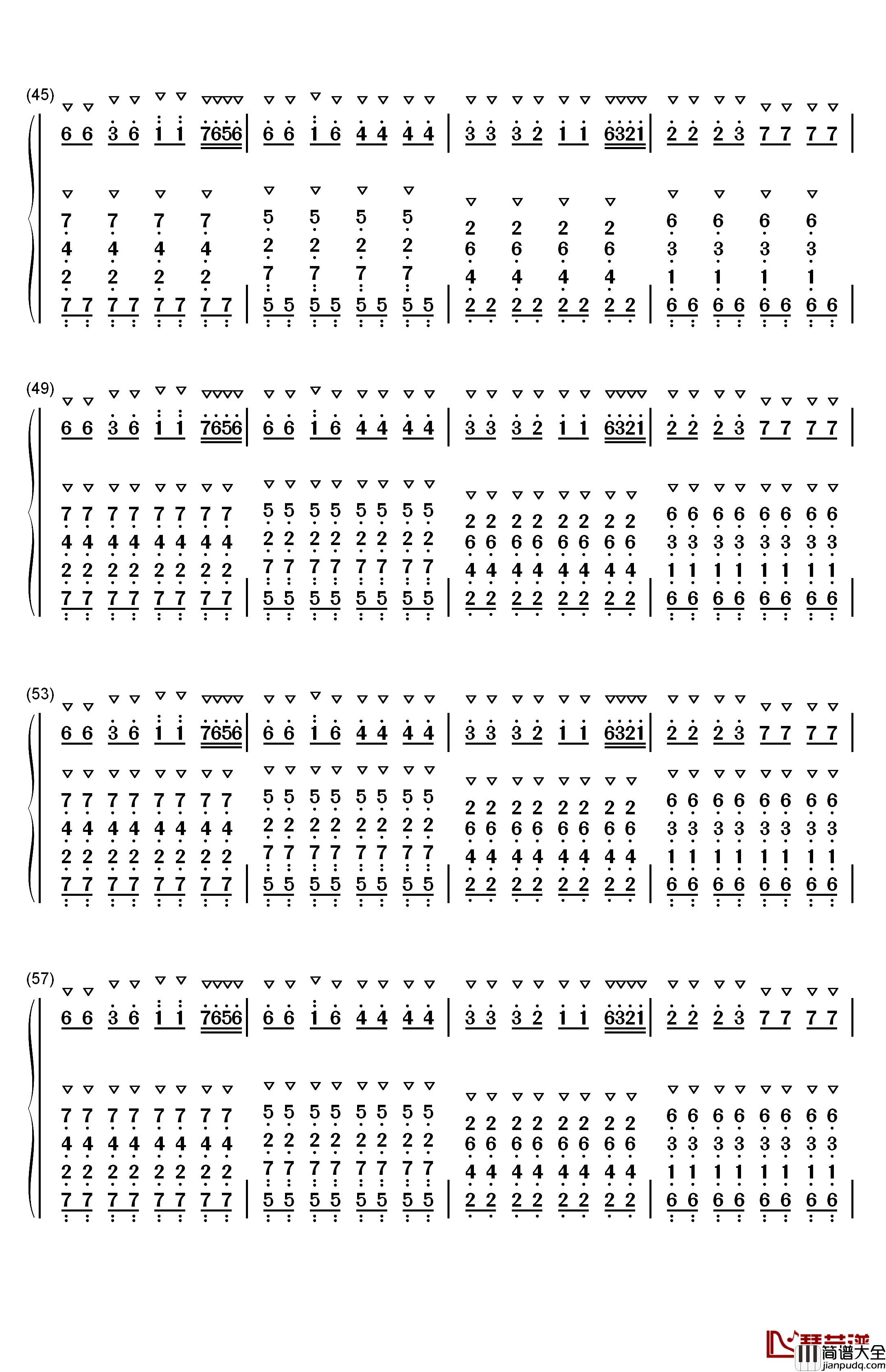 The_Spectre钢琴简谱_数字双手_Alan_Walker