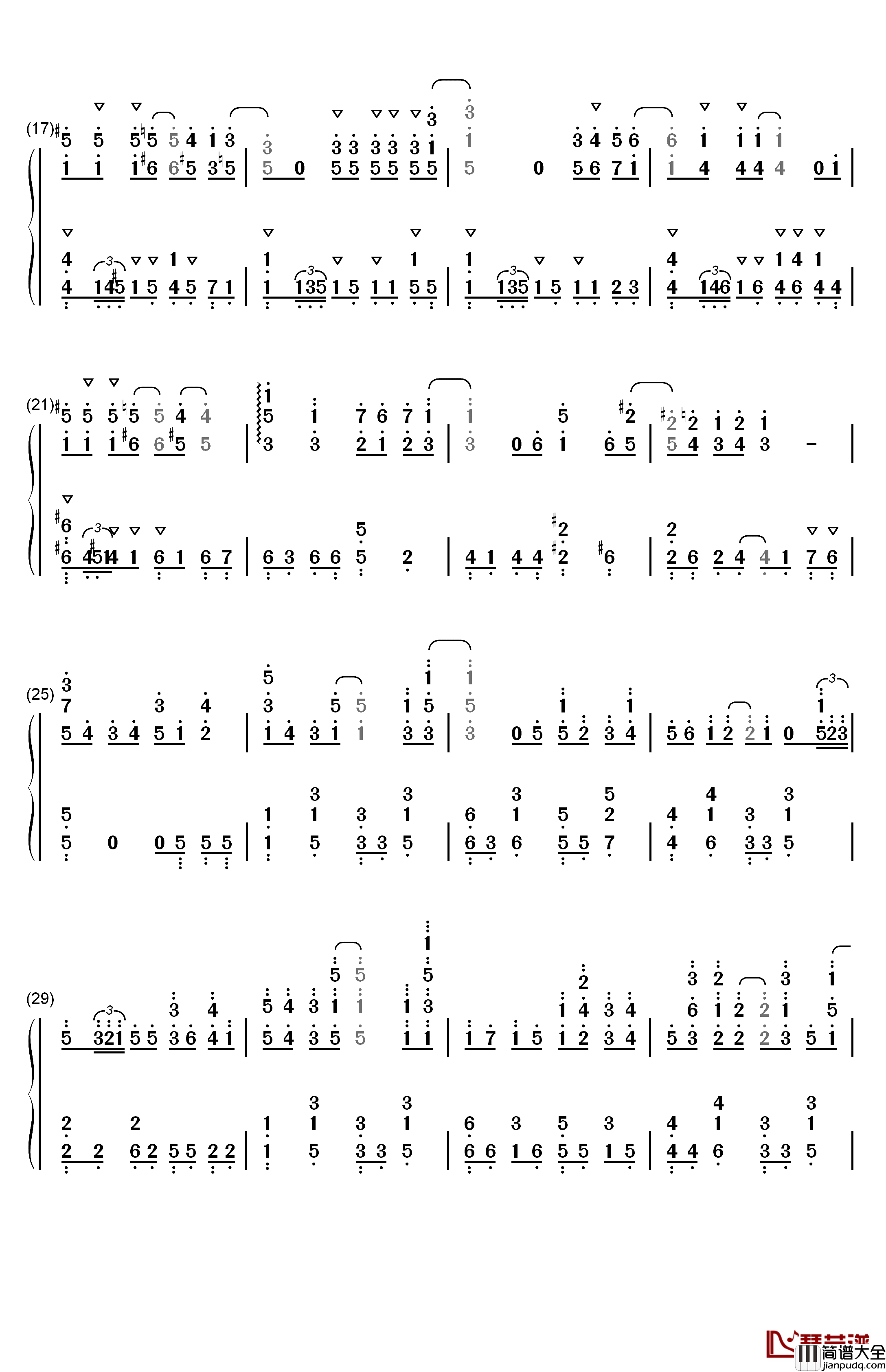 A_Page_of_My_Story钢琴简谱_数字双手_今村彩夏_关根明良_大地叶_影山灯_古木望