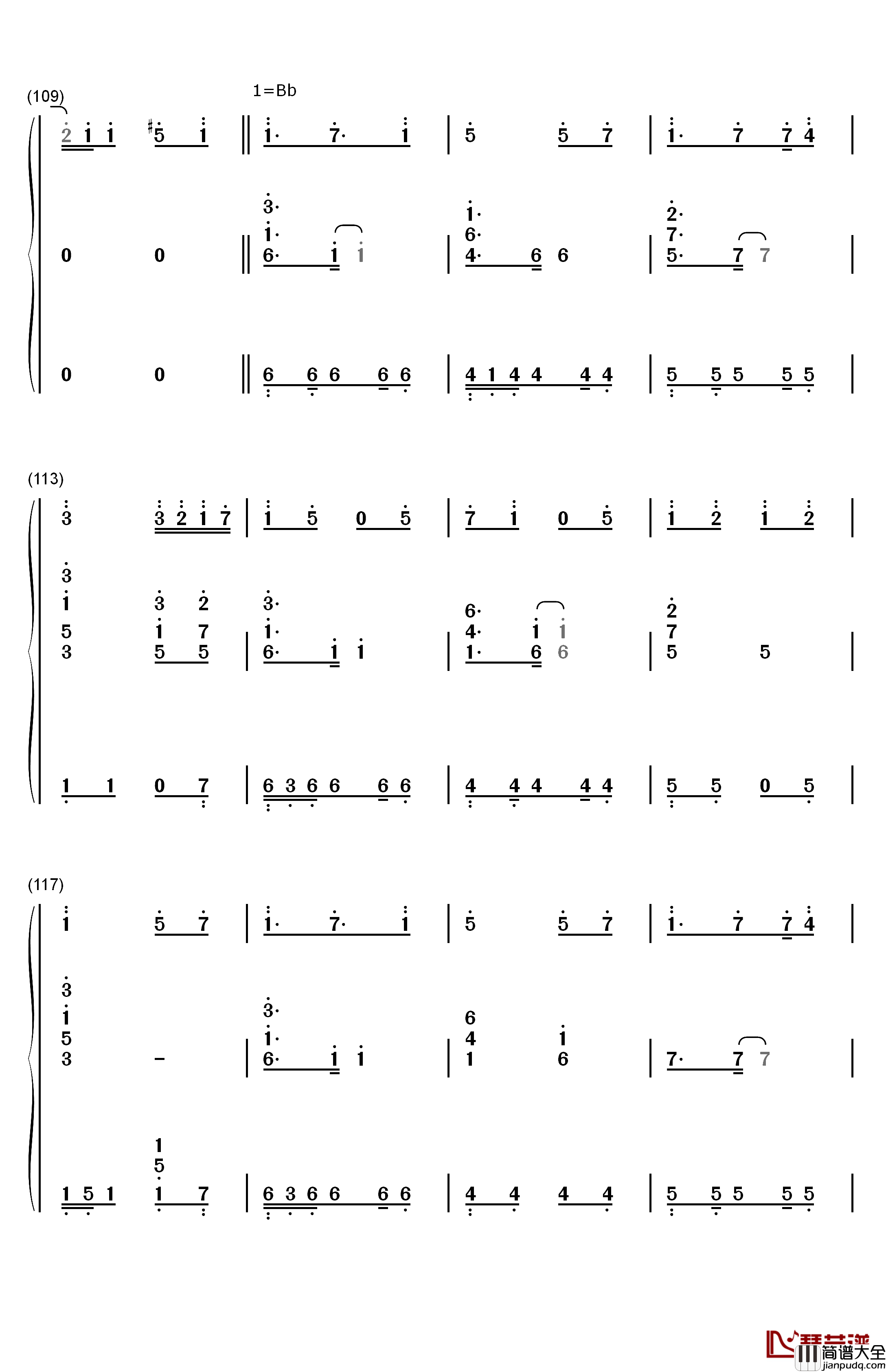 最后的旅行钢琴简谱_数字双手_Rainton桐
