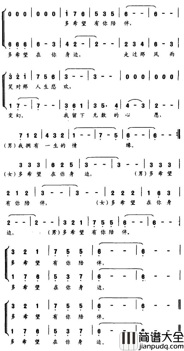 情缘简谱_谭晶/崔京浩演唱