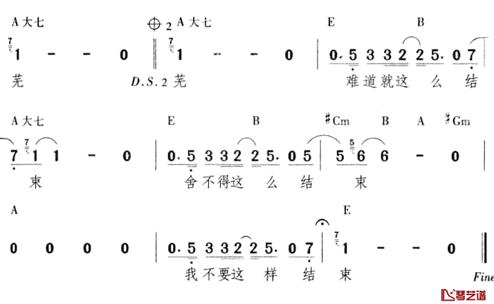 舍不得简谱_任贤齐演唱版任贤齐_