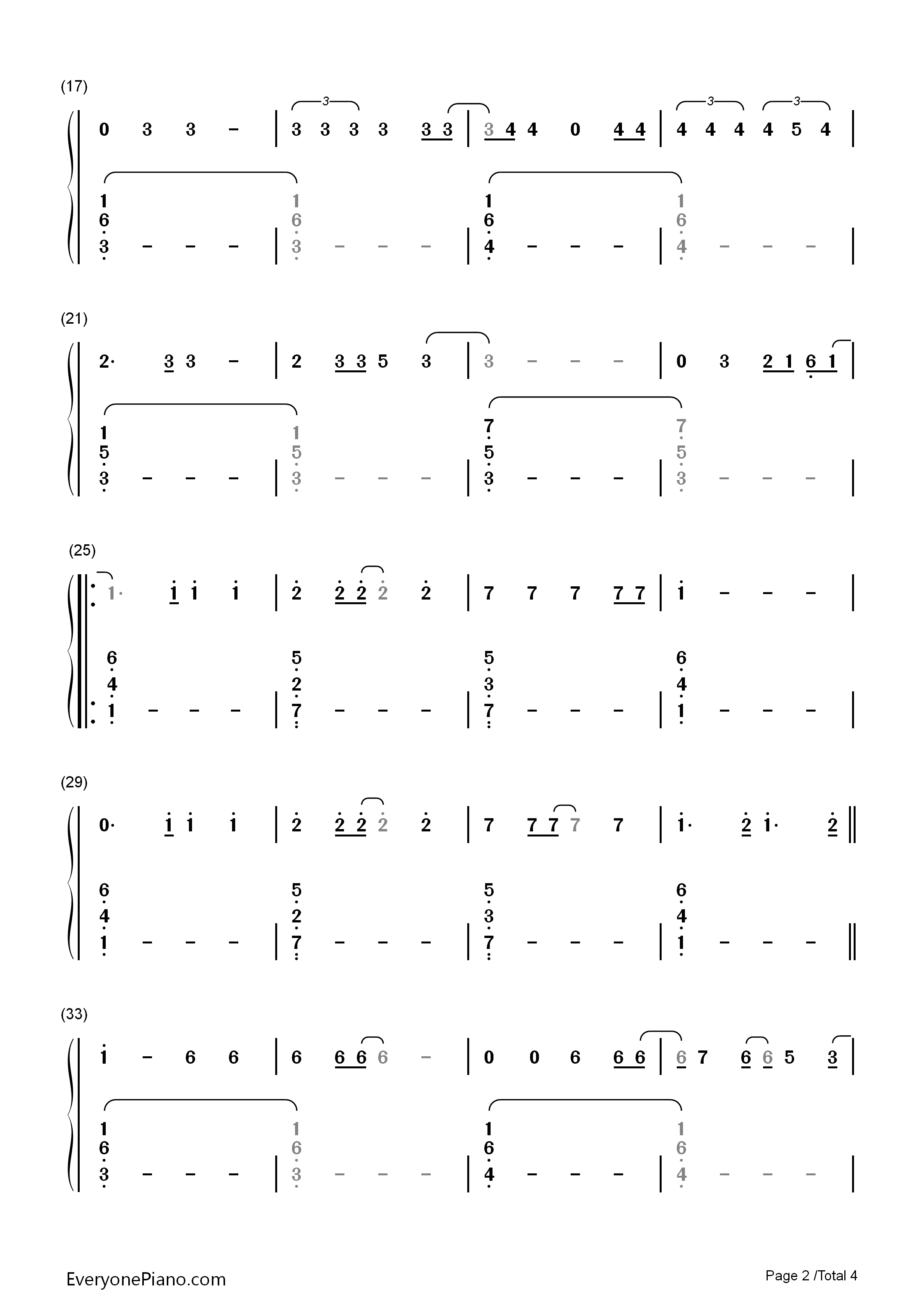 Unstoppable钢琴简谱_Sia演唱