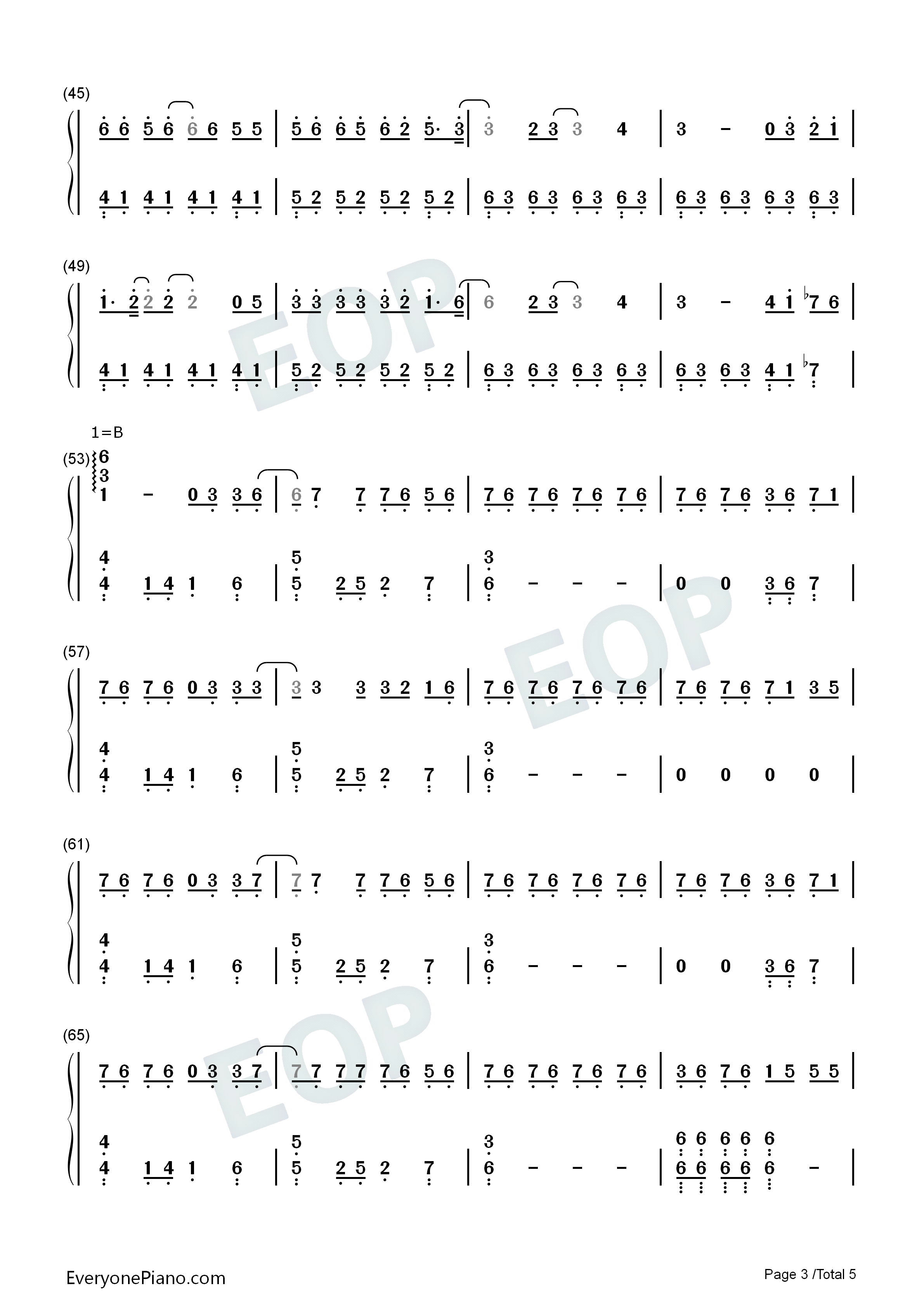 无数钢琴简谱_薛之谦演唱