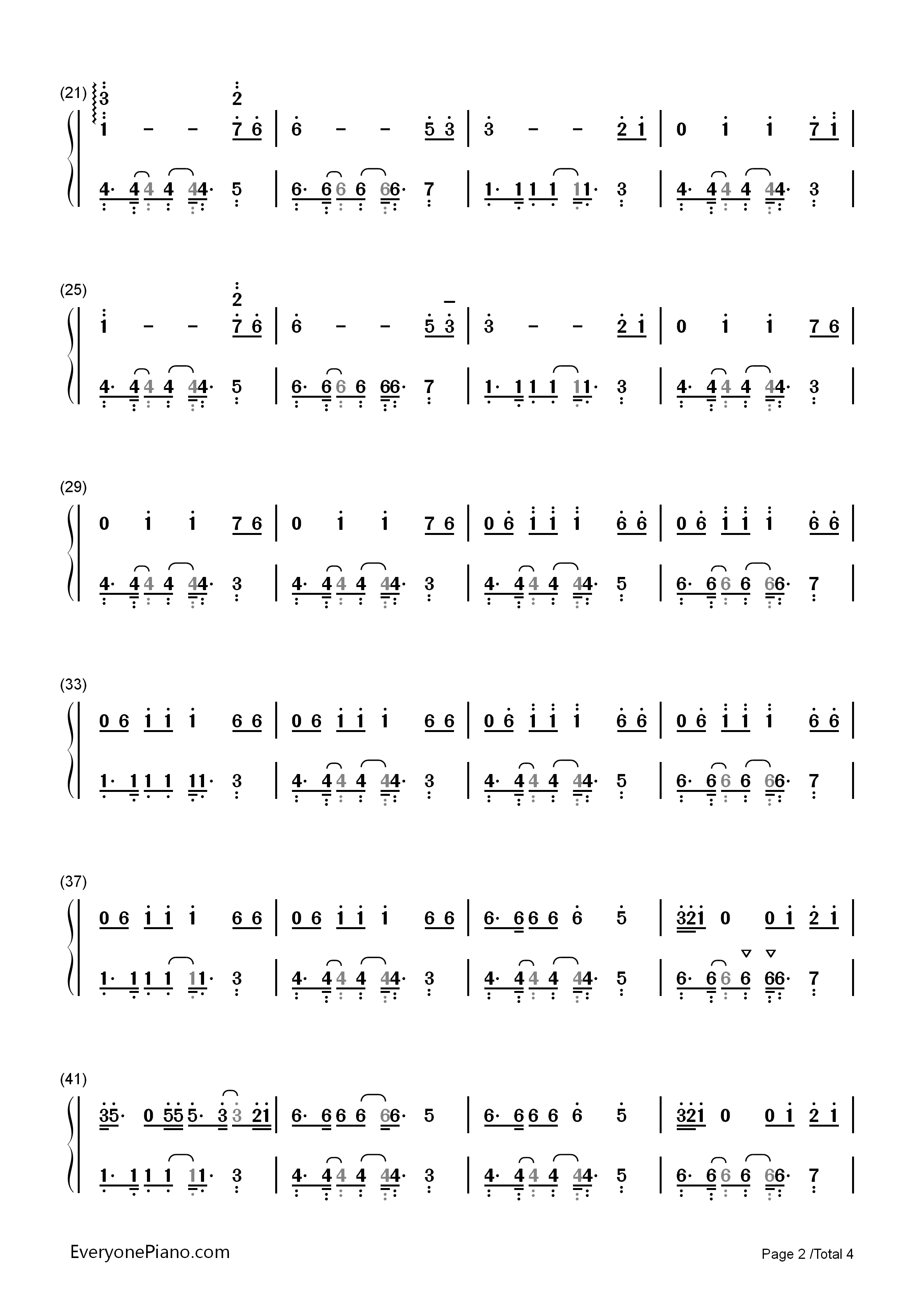 This_One's_for_You钢琴简谱_David_Guetta演唱