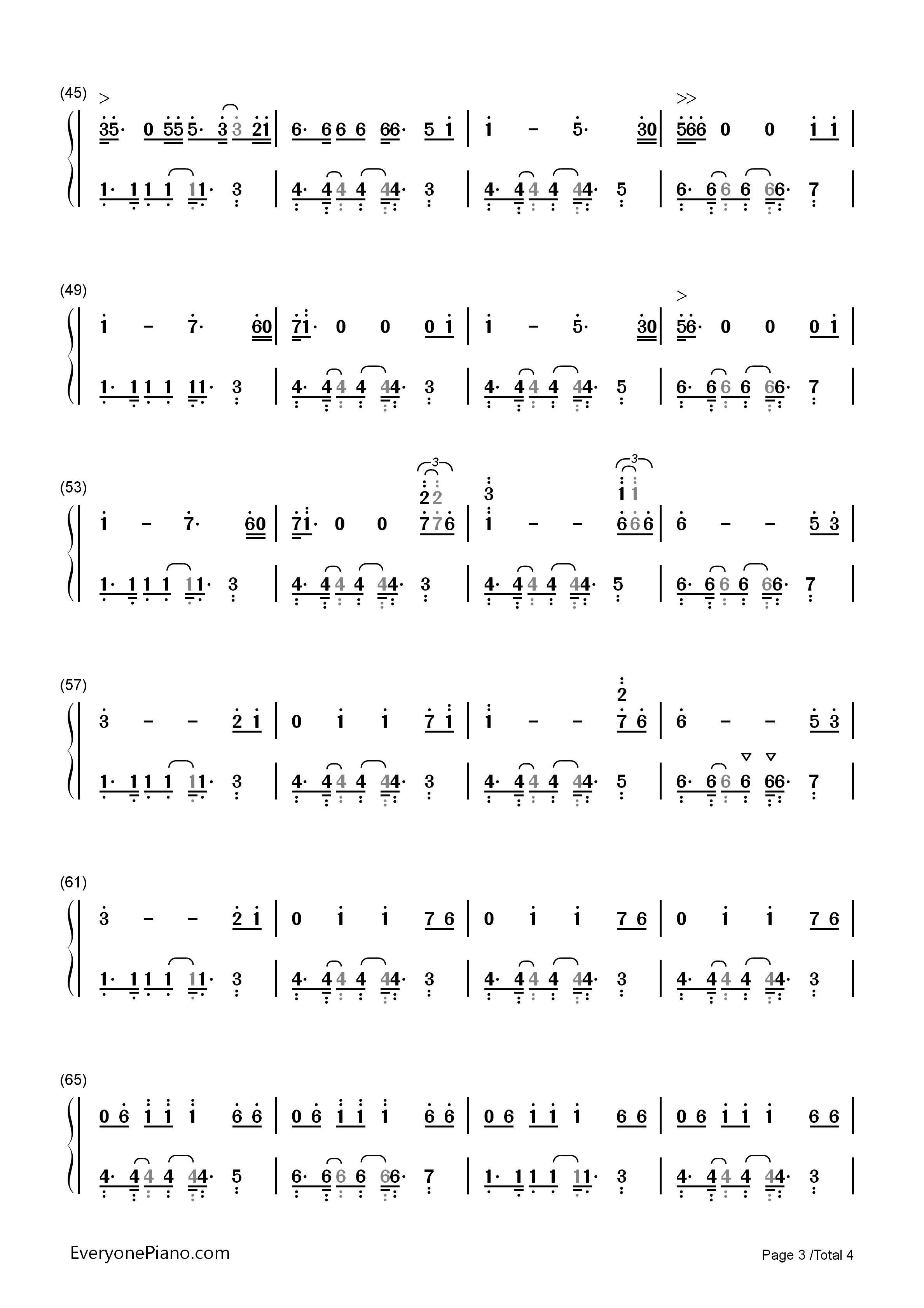 This_One's_for_You钢琴简谱_David_Guetta演唱