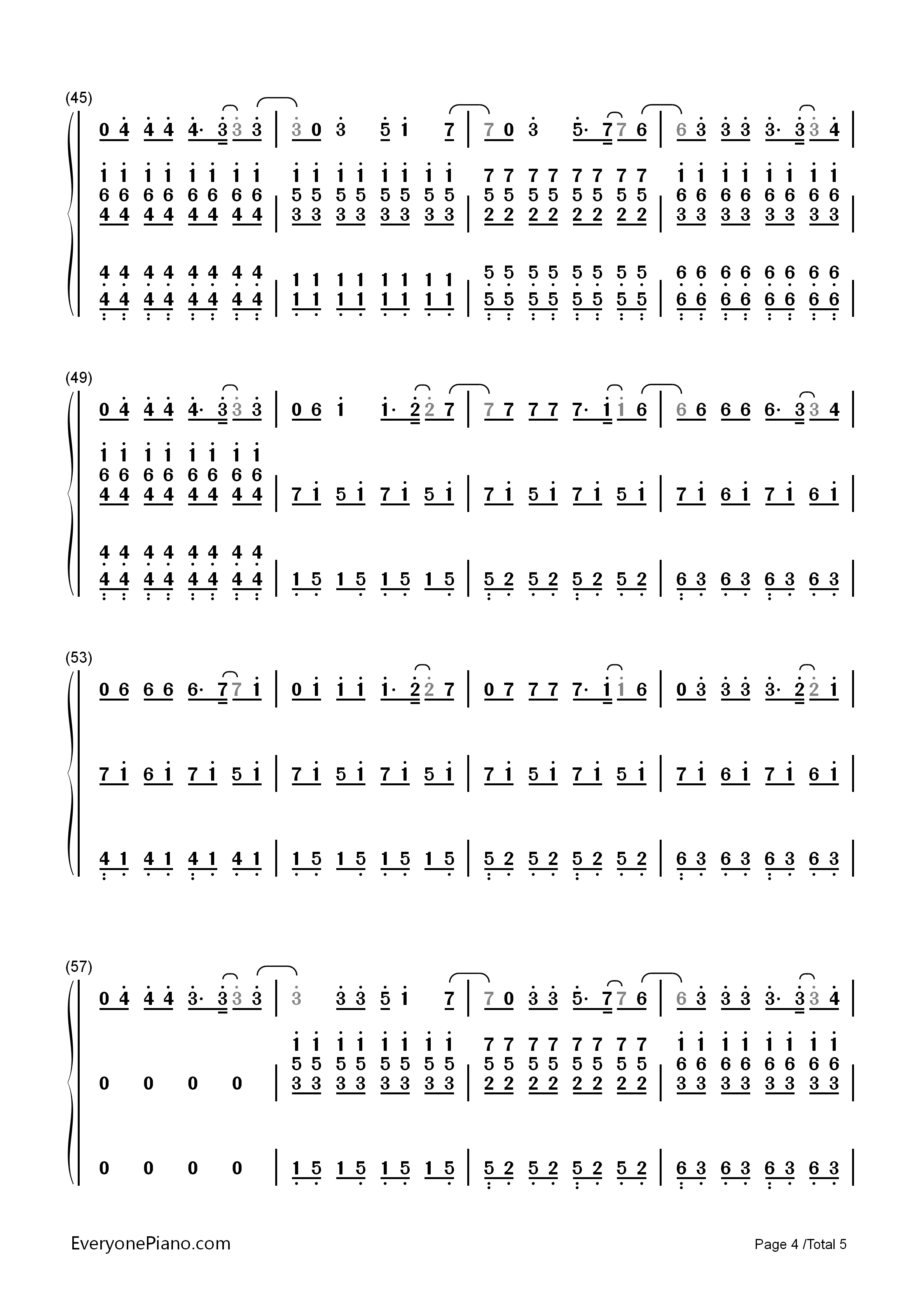 Demons_弹唱版钢琴简谱_Imagine_Dragons演唱