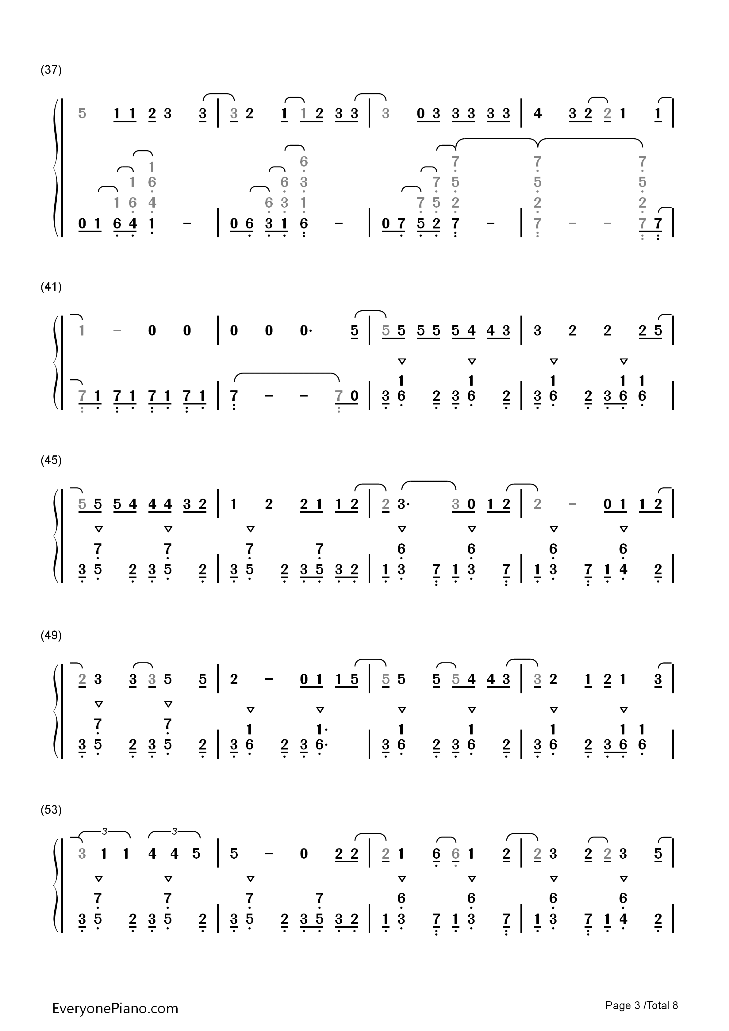 Bedless钢琴简谱_Pierce_the_Veil演唱