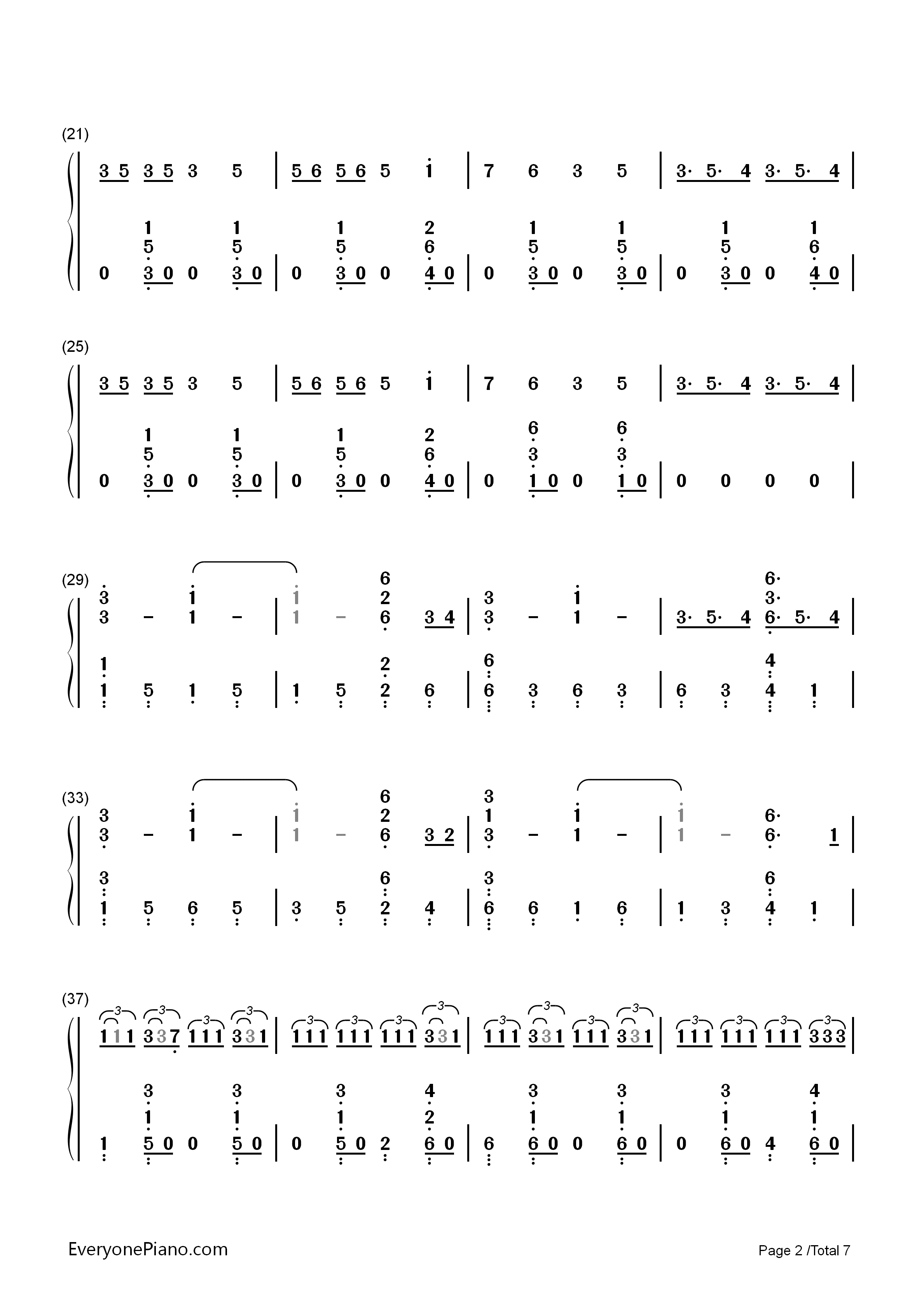 Ride钢琴简谱_Twenty_One_Pilots演唱