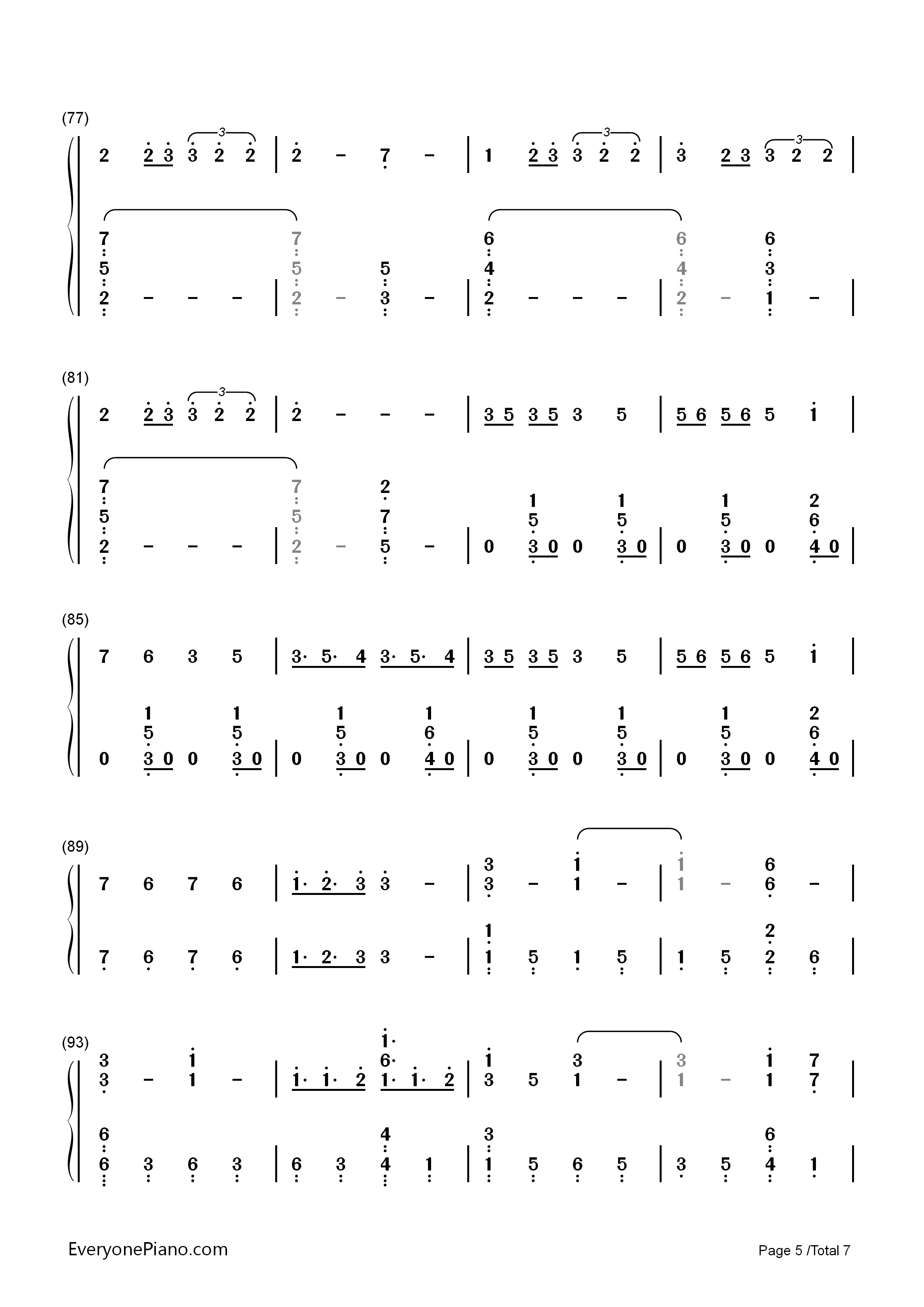 Ride钢琴简谱_Twenty_One_Pilots演唱