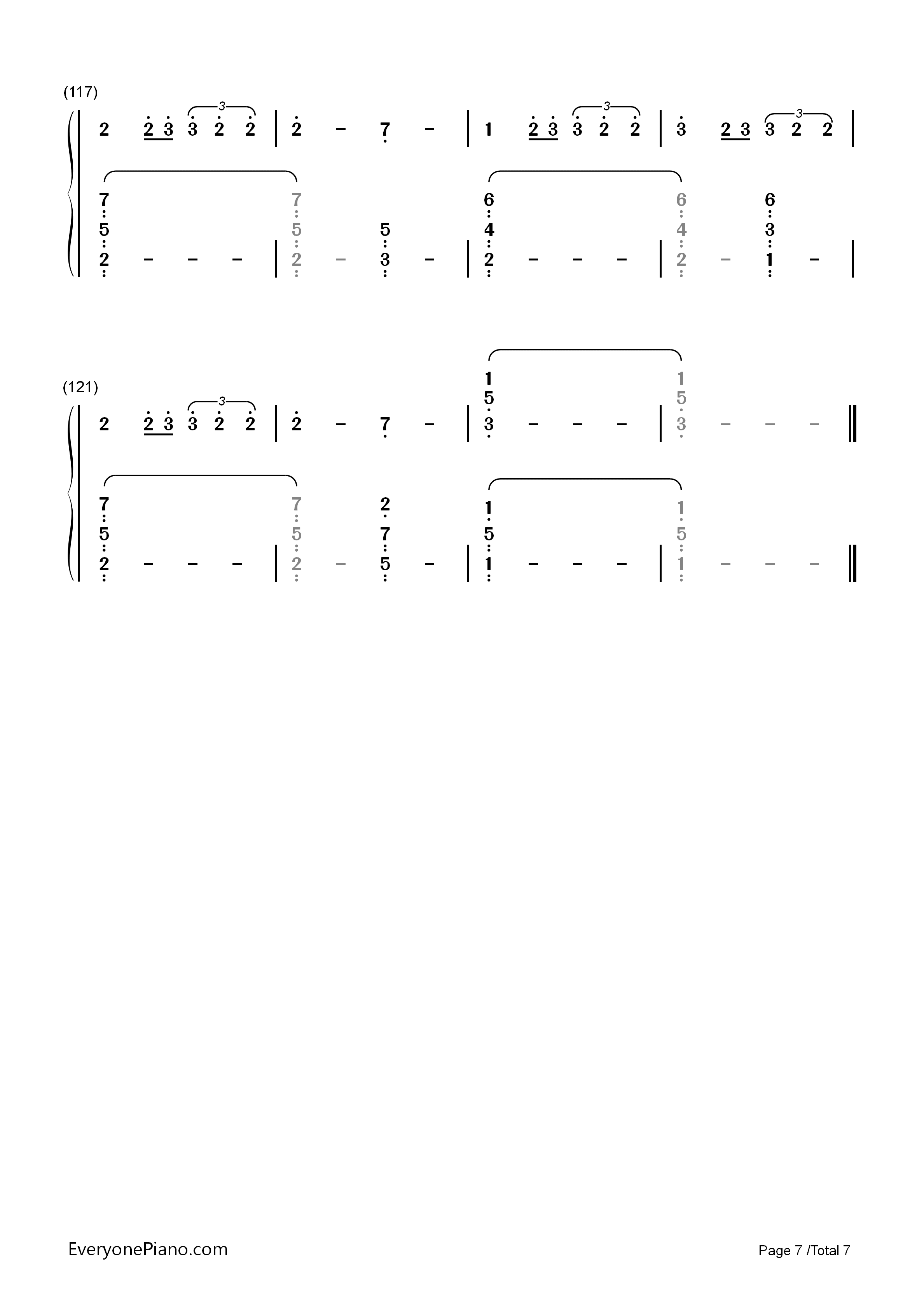 Ride钢琴简谱_Twenty_One_Pilots演唱