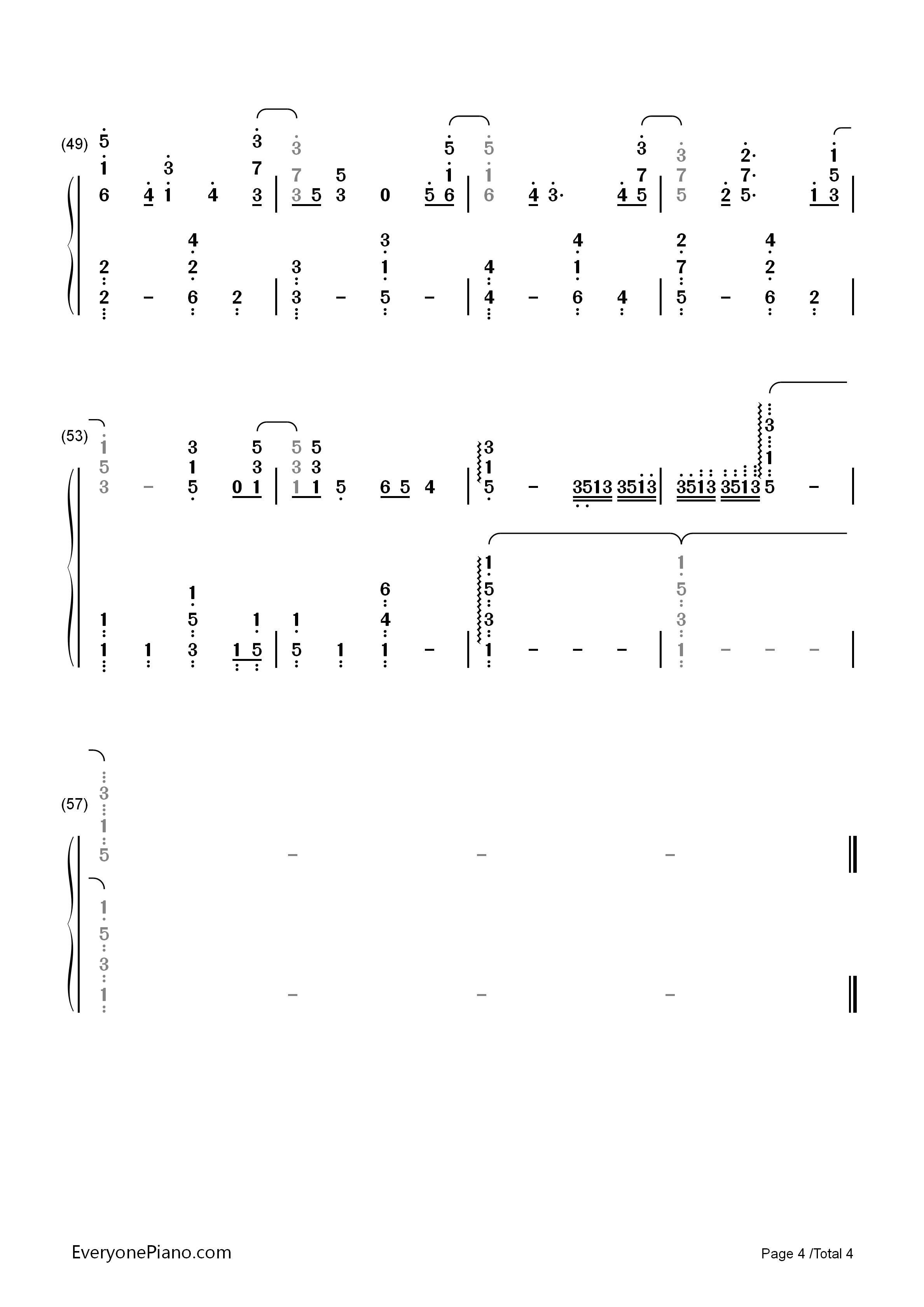 結露钢琴简谱_片平里菜演唱