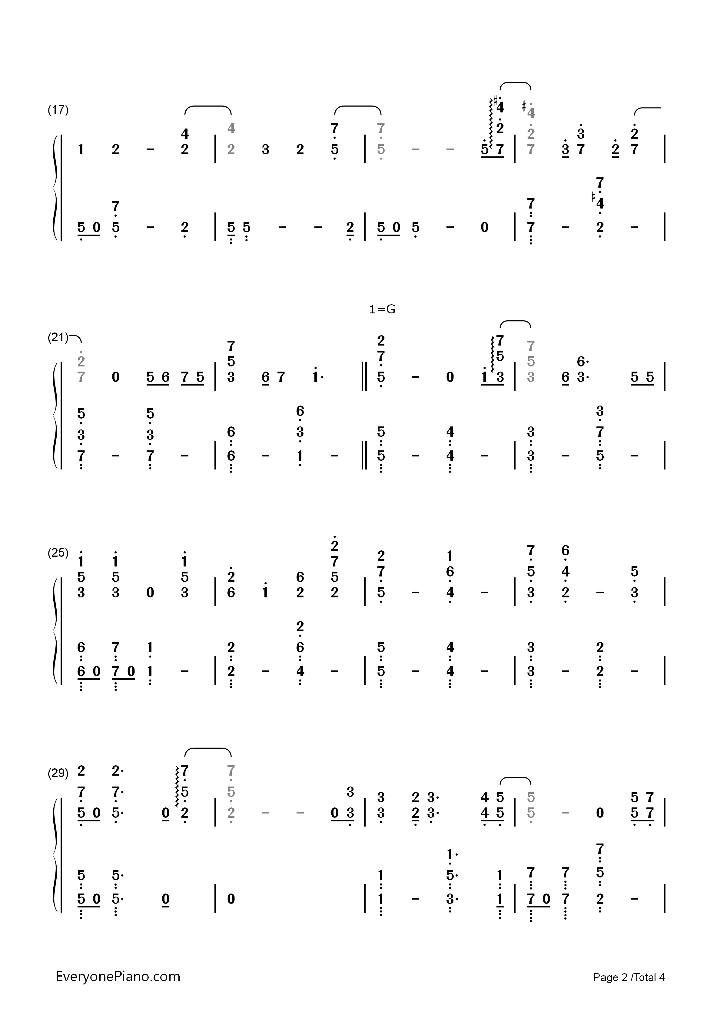 結露钢琴简谱_片平里菜演唱