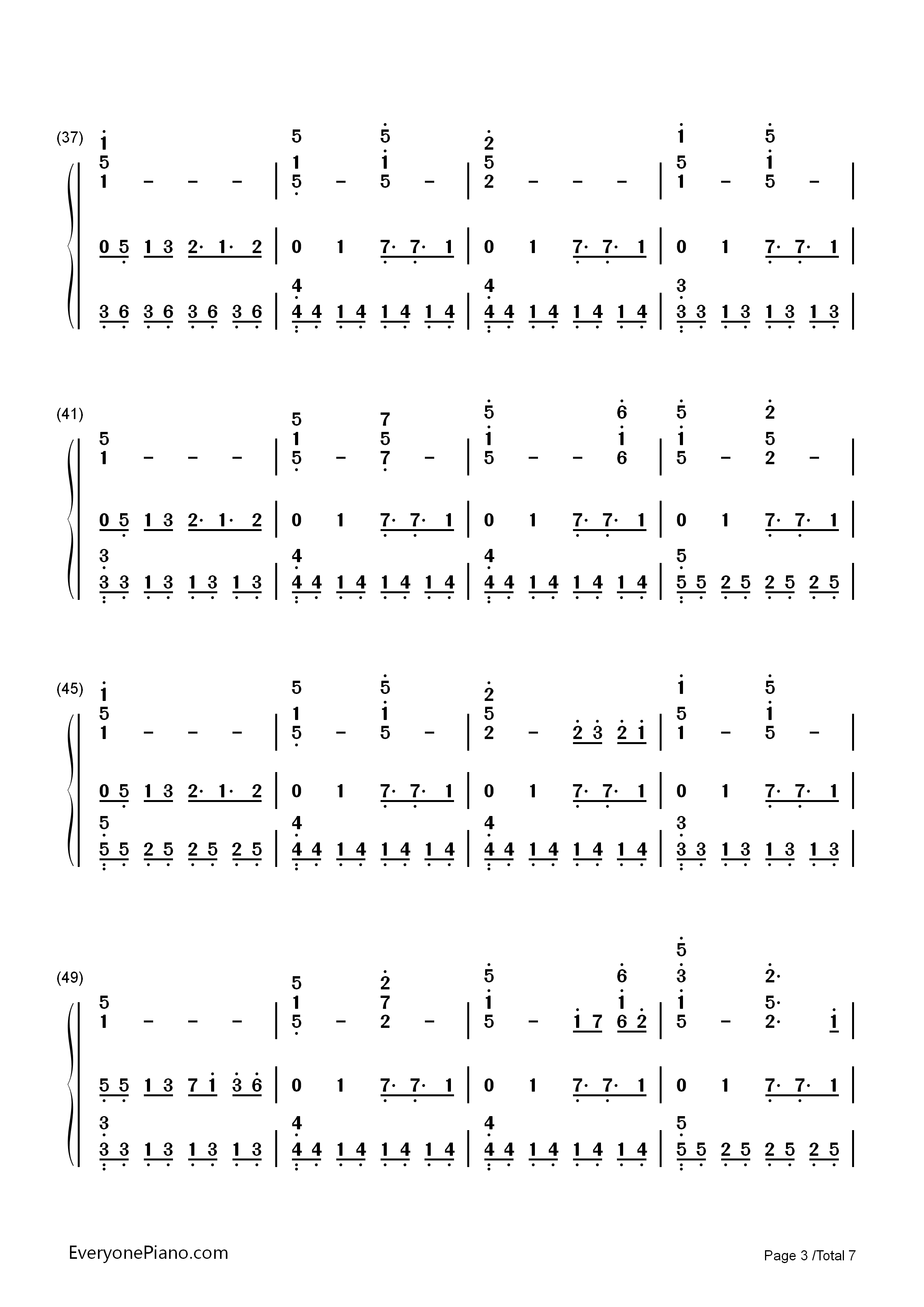 Undertale钢琴简谱_Toby_Fox演唱