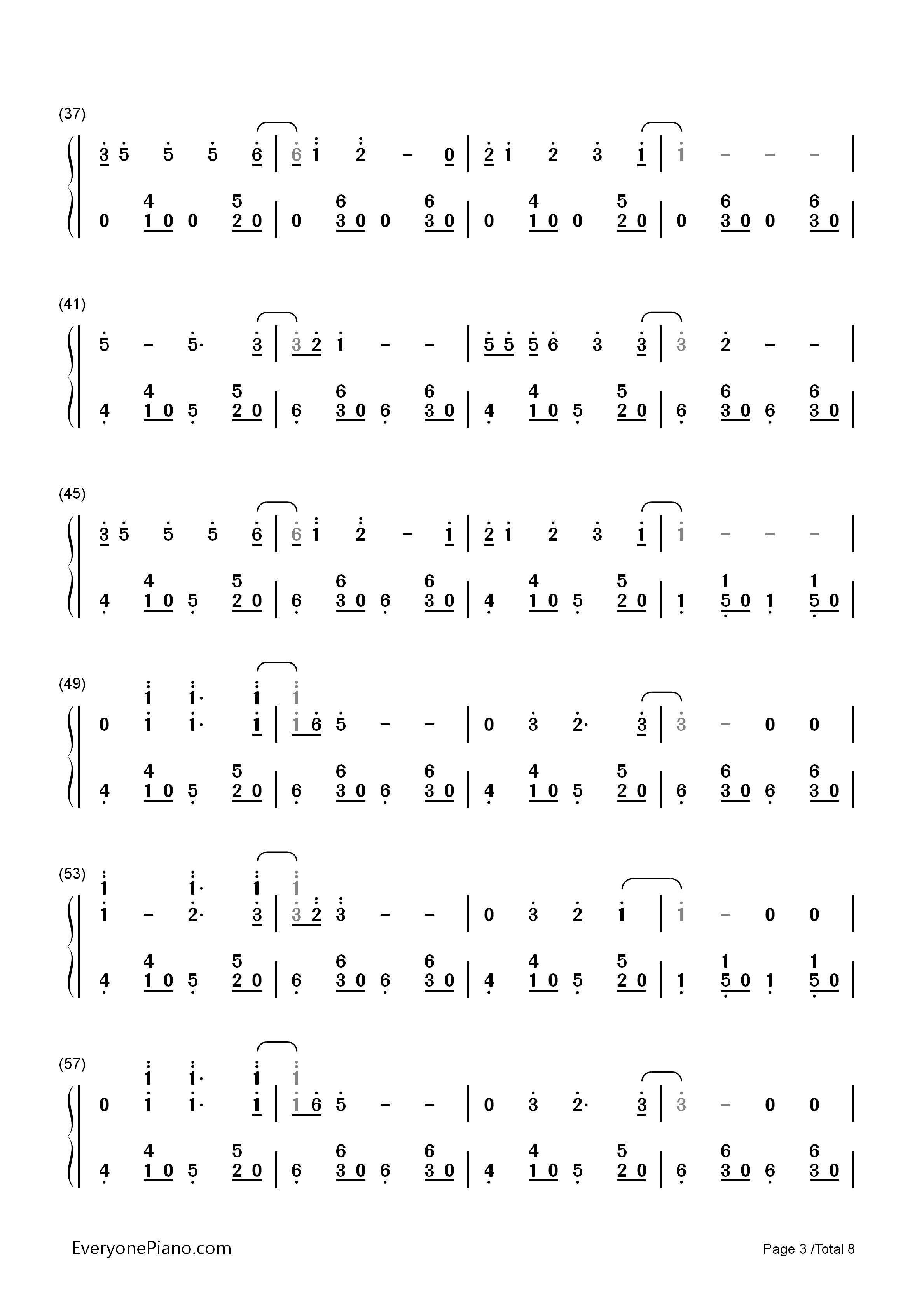 Write_On_Me钢琴简谱_Fifth_Harmony演唱