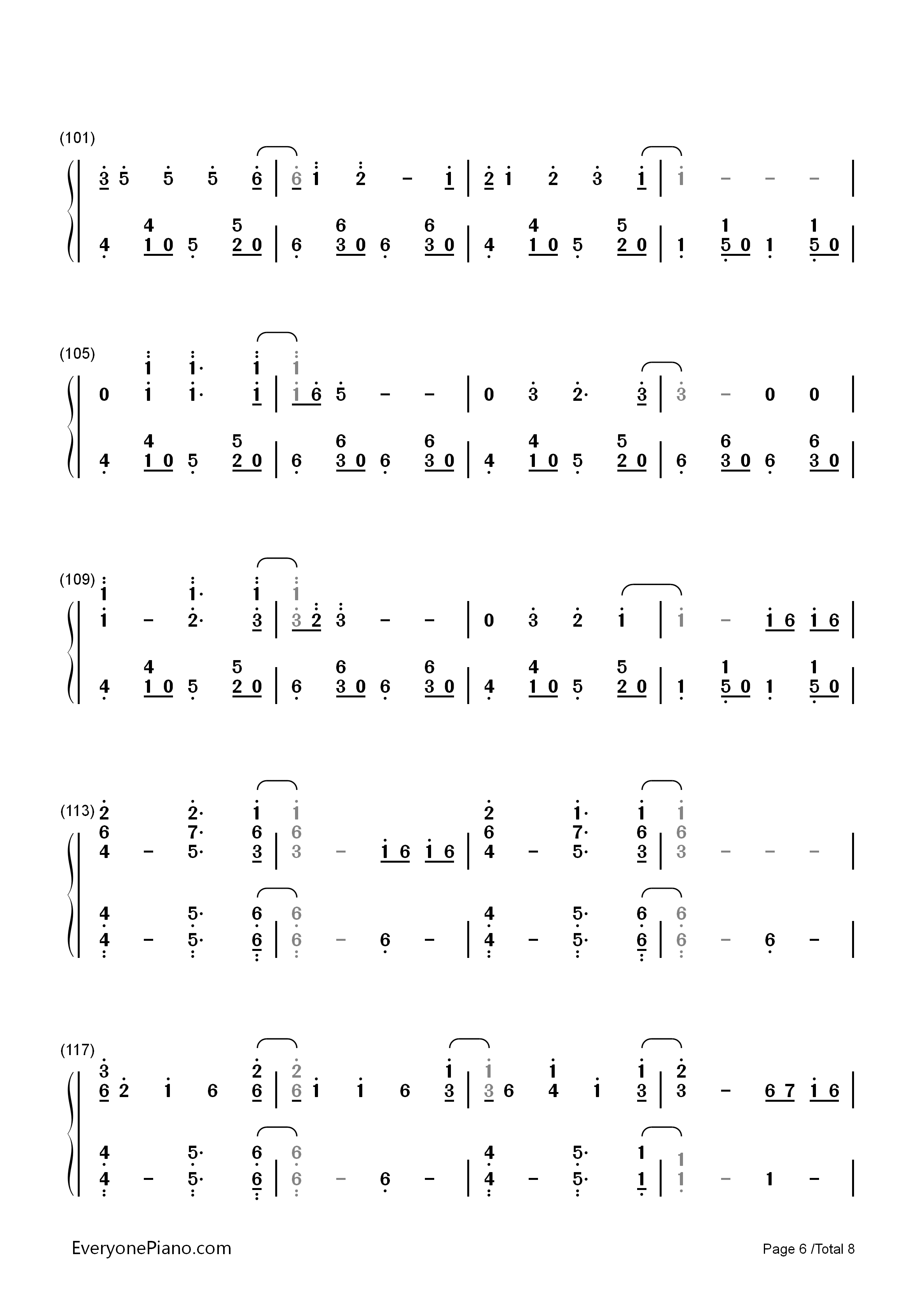 Write_On_Me钢琴简谱_Fifth_Harmony演唱