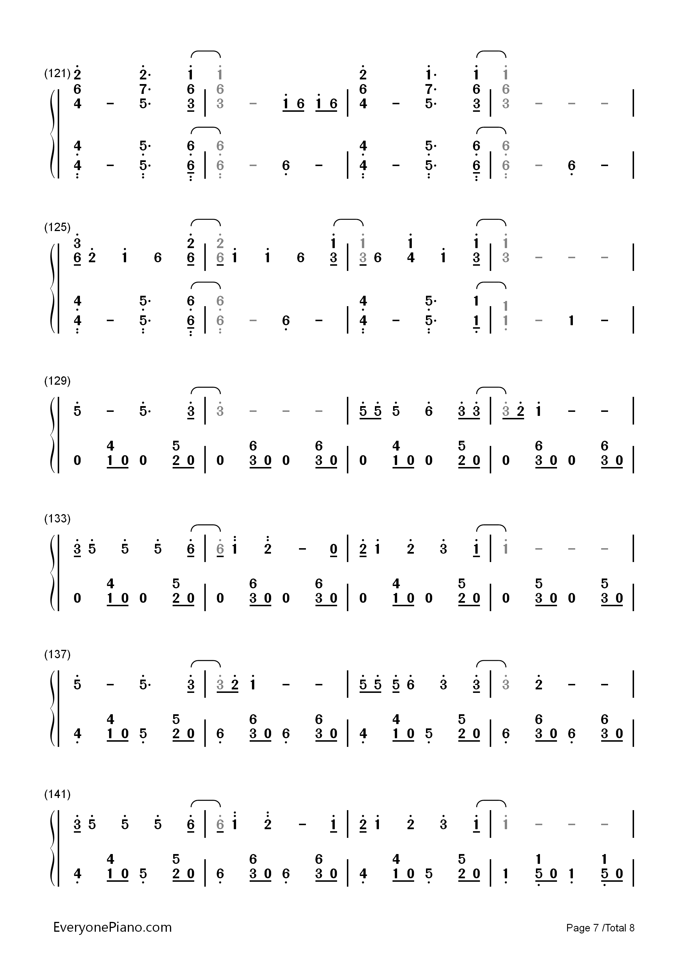 Write_On_Me钢琴简谱_Fifth_Harmony演唱