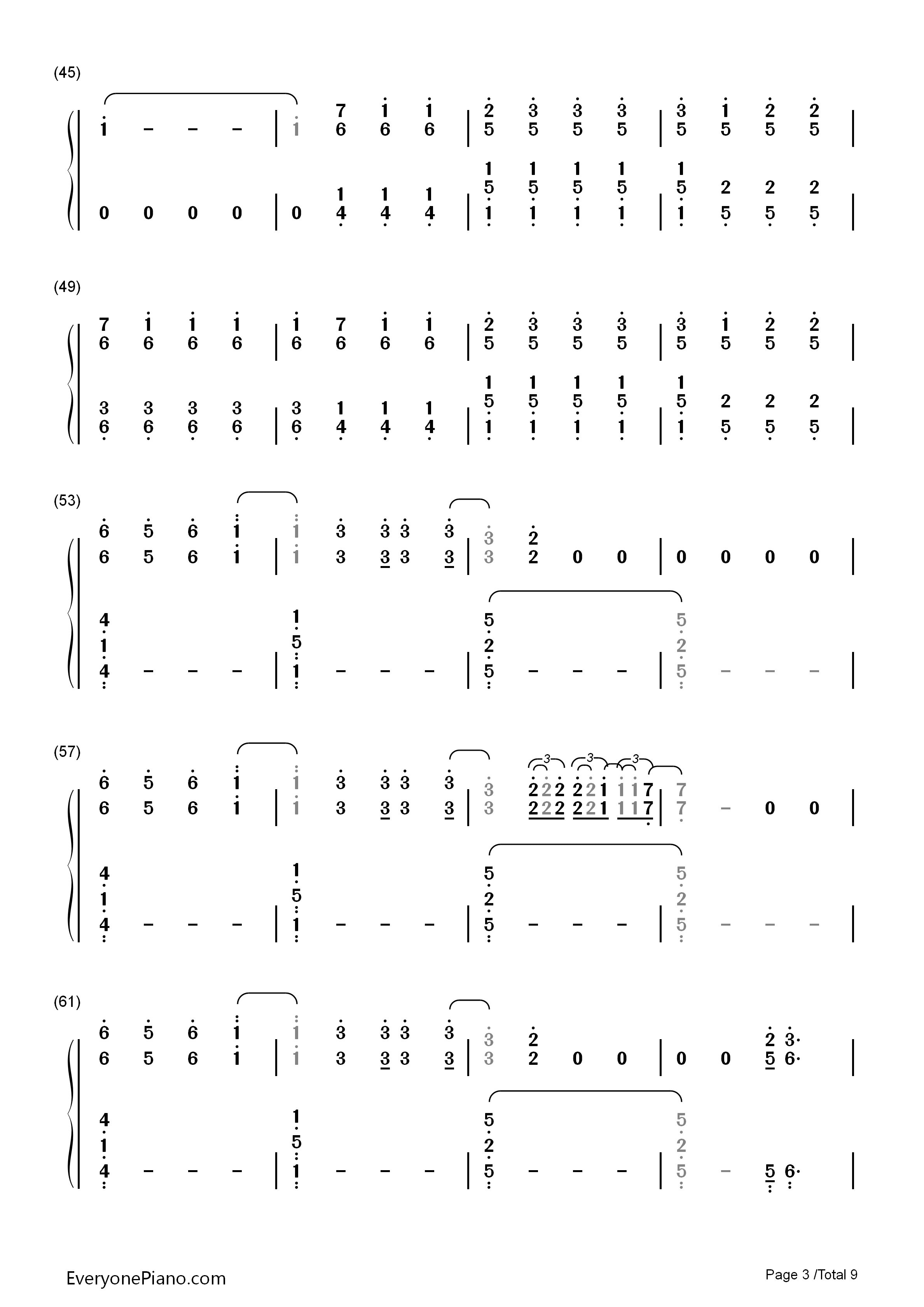 Migraine钢琴简谱_Twenty_One_Pilots演唱