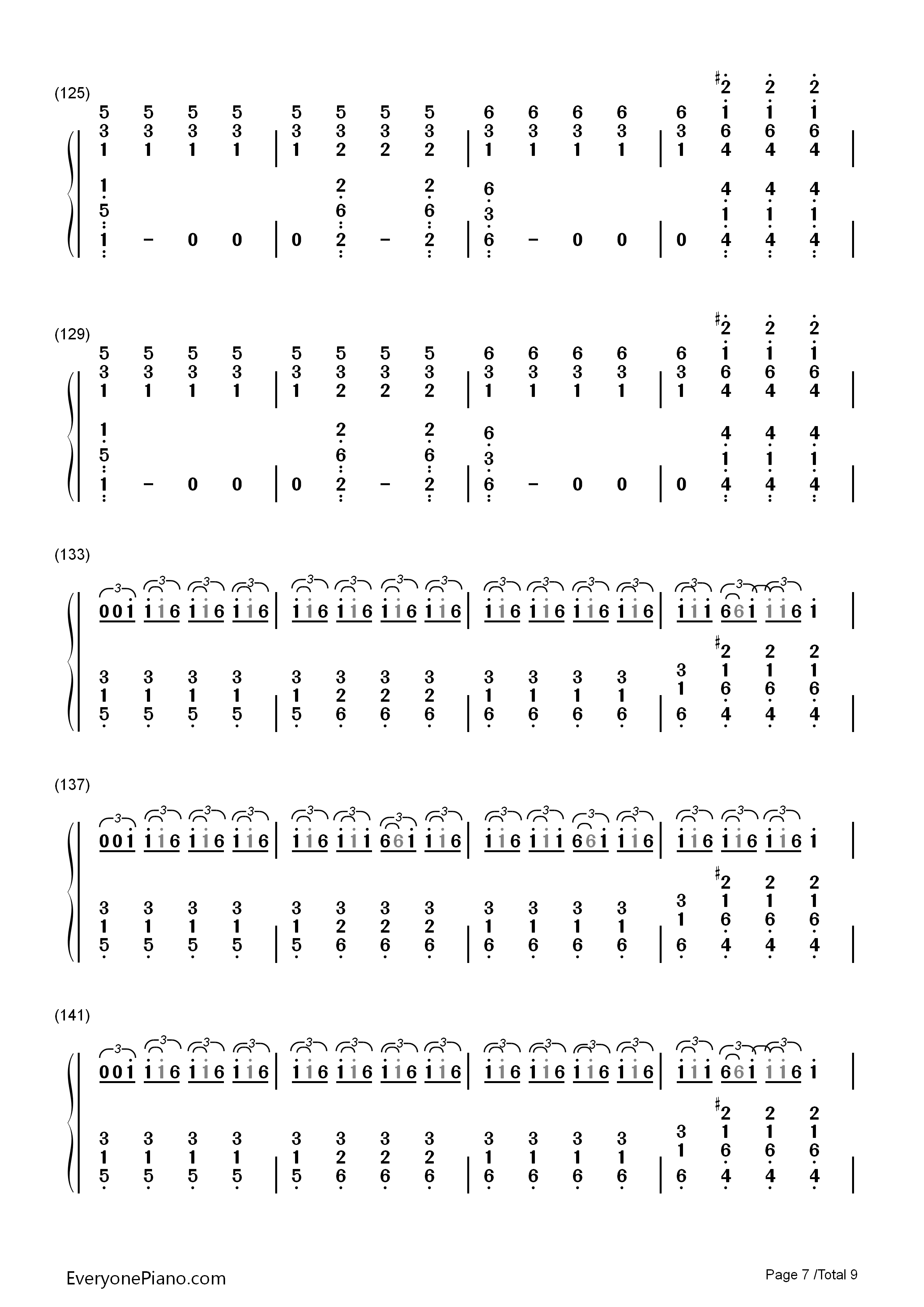 Migraine钢琴简谱_Twenty_One_Pilots演唱