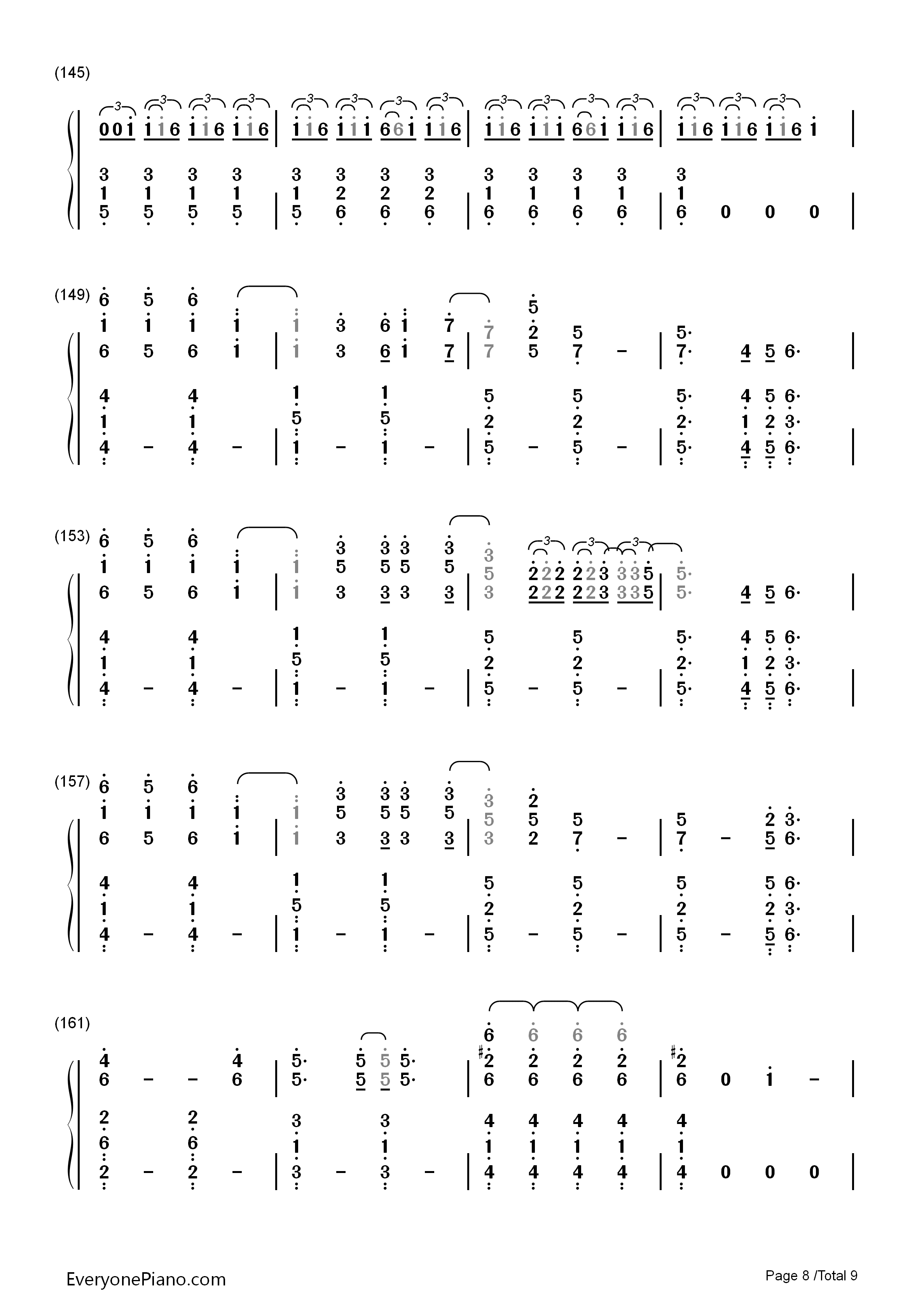 Migraine钢琴简谱_Twenty_One_Pilots演唱