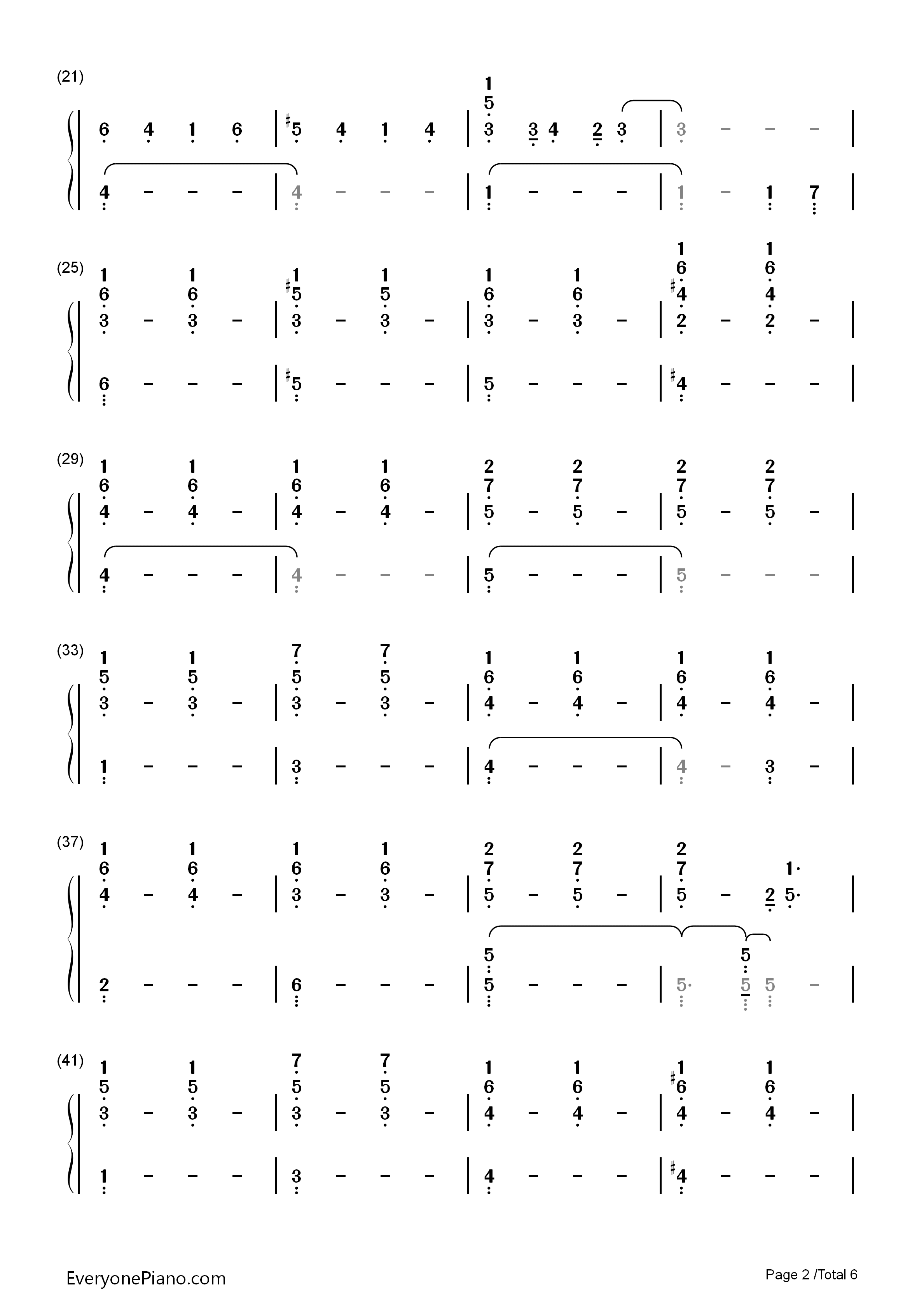 Fool_For_You钢琴简谱_ZAYN演唱