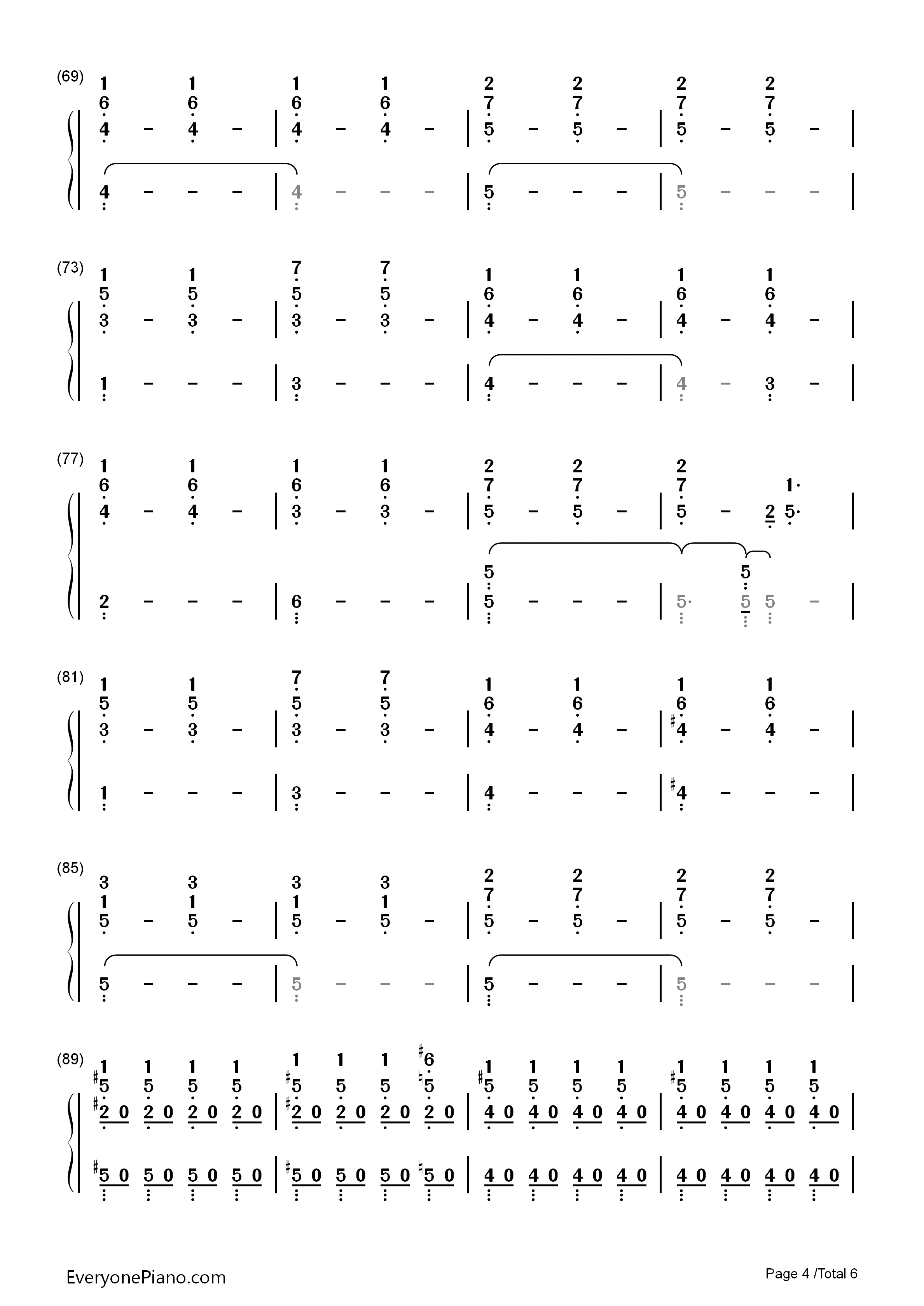 Fool_For_You钢琴简谱_ZAYN演唱