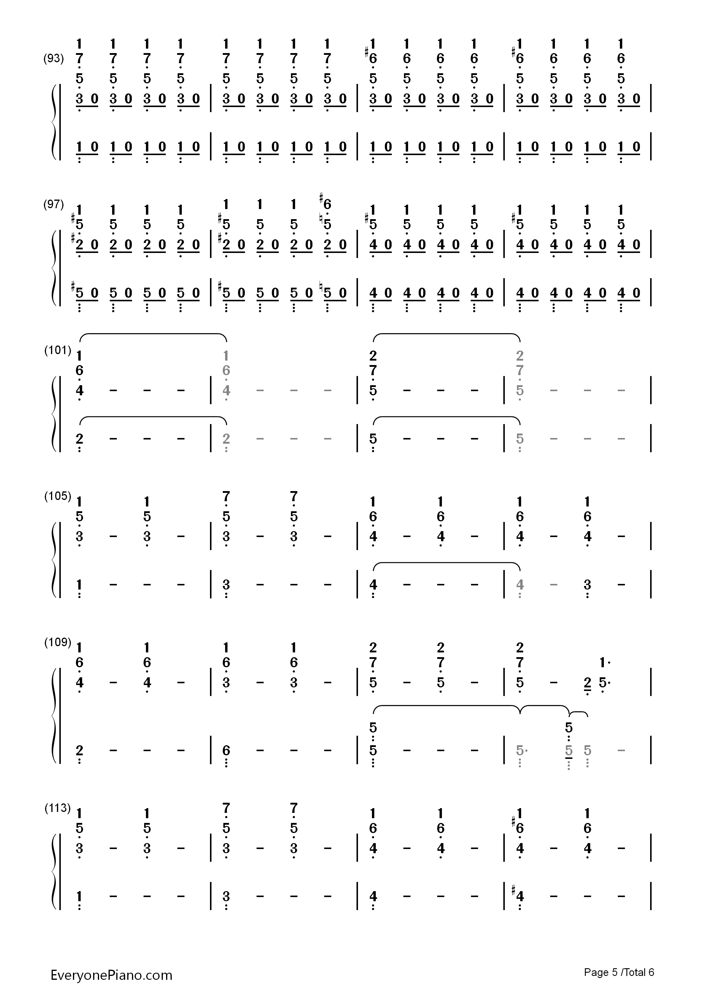 Fool_For_You钢琴简谱_ZAYN演唱