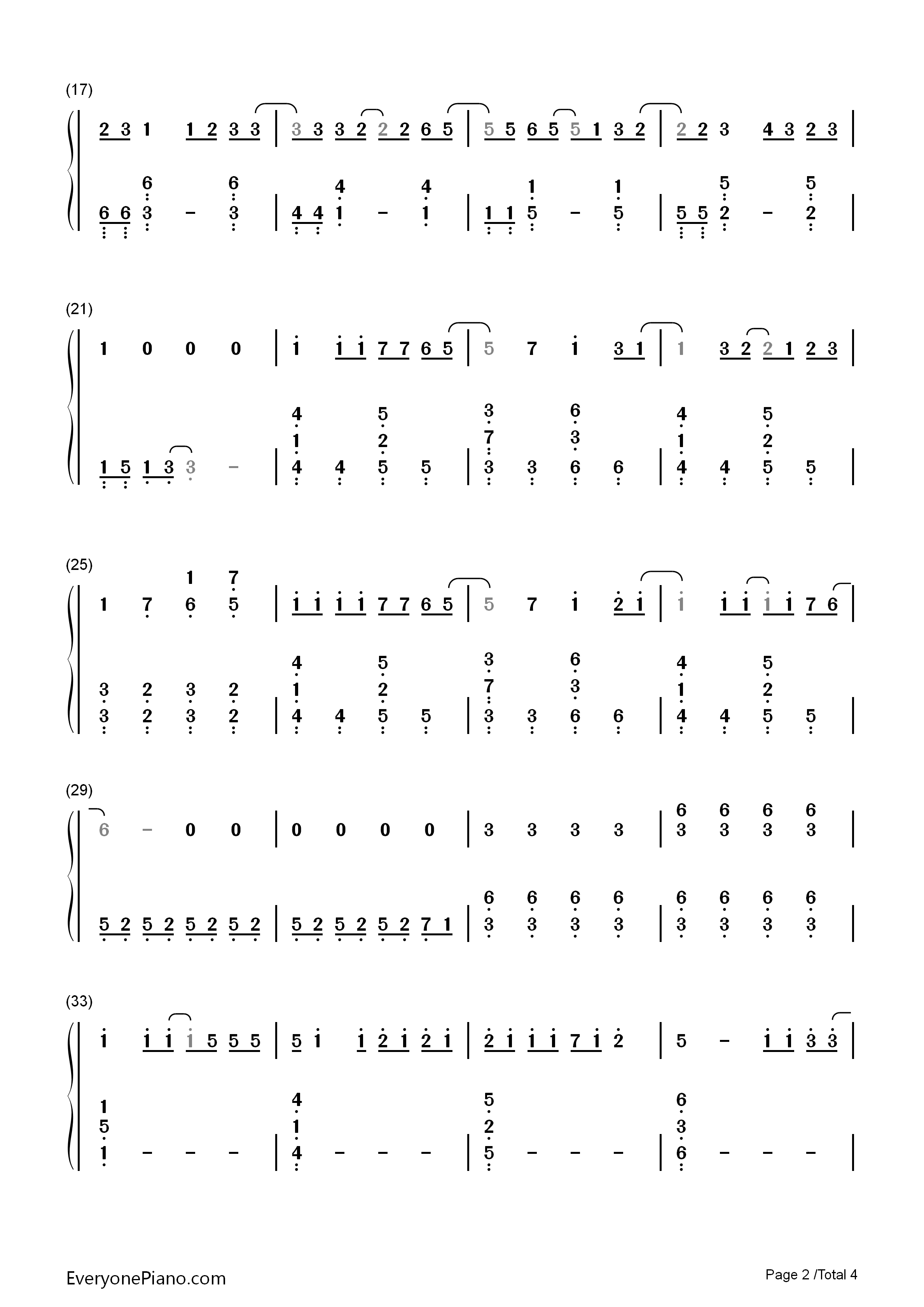 LEO钢琴简谱_tacica演唱